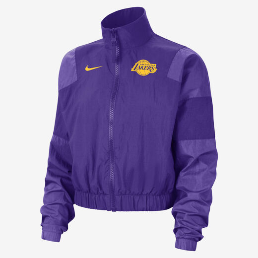 Jackets & Gilets-Nike, Los Angeles Lakers Courtside, Women's Nike NBA Lightweight Jacket