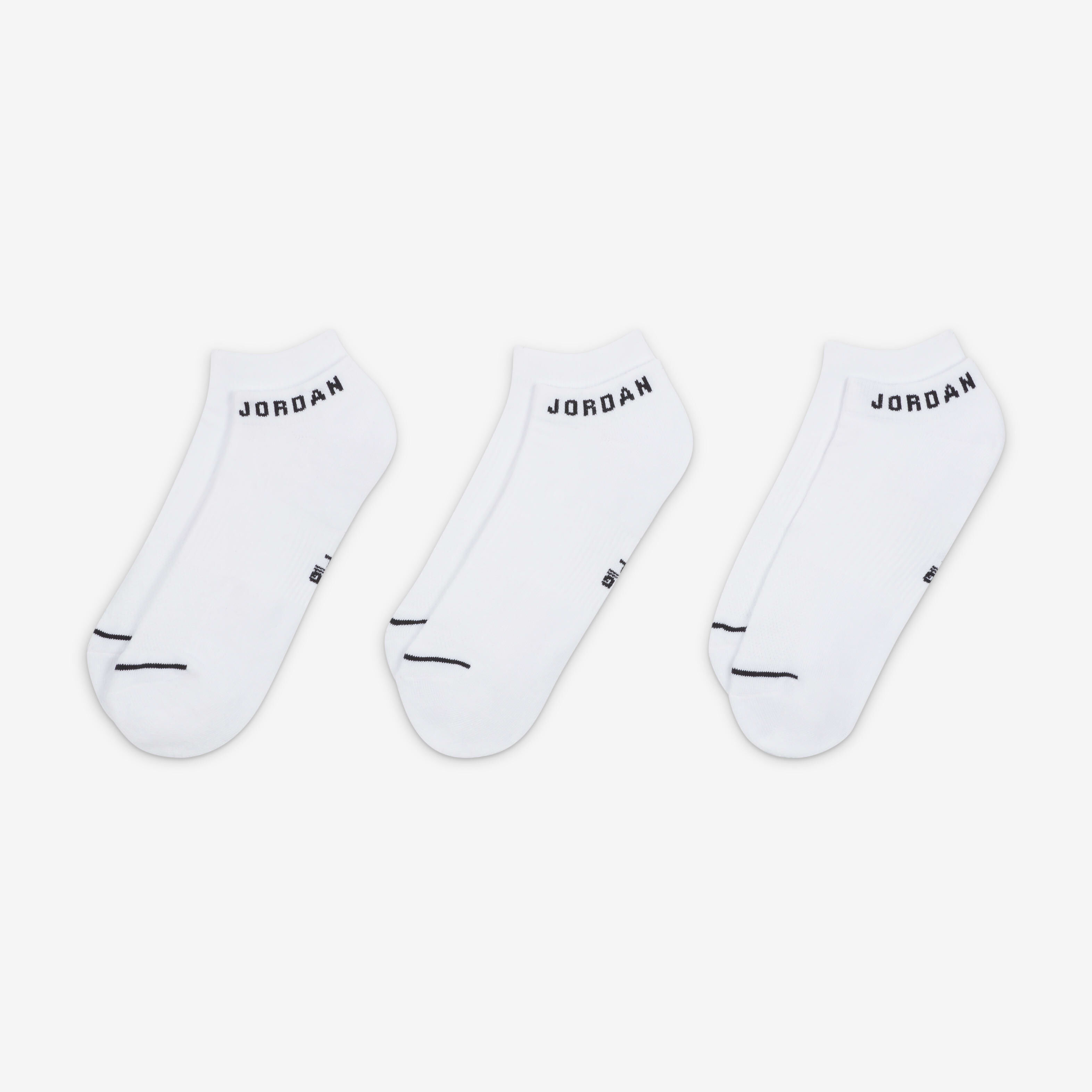 Buy Jordan Everyday No Show Socks 3 Pairs White Black Nike Saudi Official