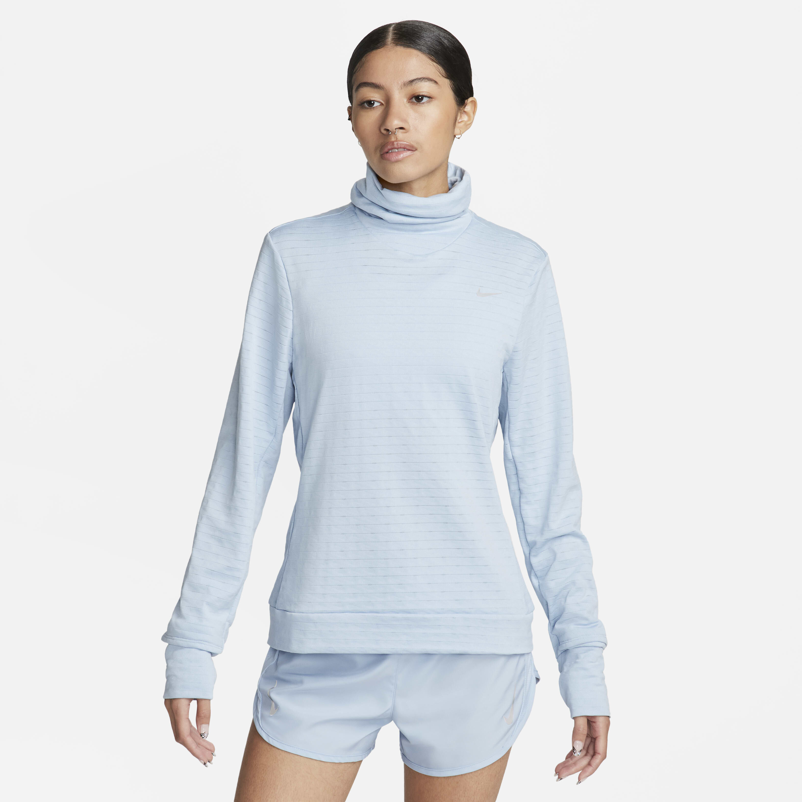 Nike women's therma fleece cowl neck pullover clearance