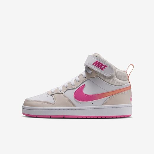 New In Kids' Shoes-Nike, Nike Court Borough Mid 2, Big Kids' Shoes
