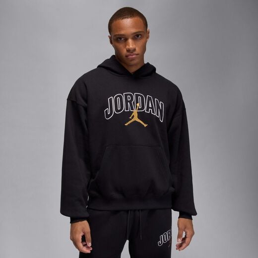 Jordan Fleece-JRDN, Jordan Brooklyn Fleece, Men's Oversized Pullover Hoodie
