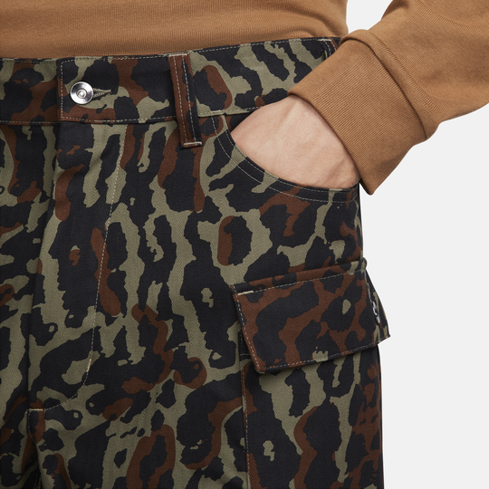 Leopard print 2025 cargo trousers