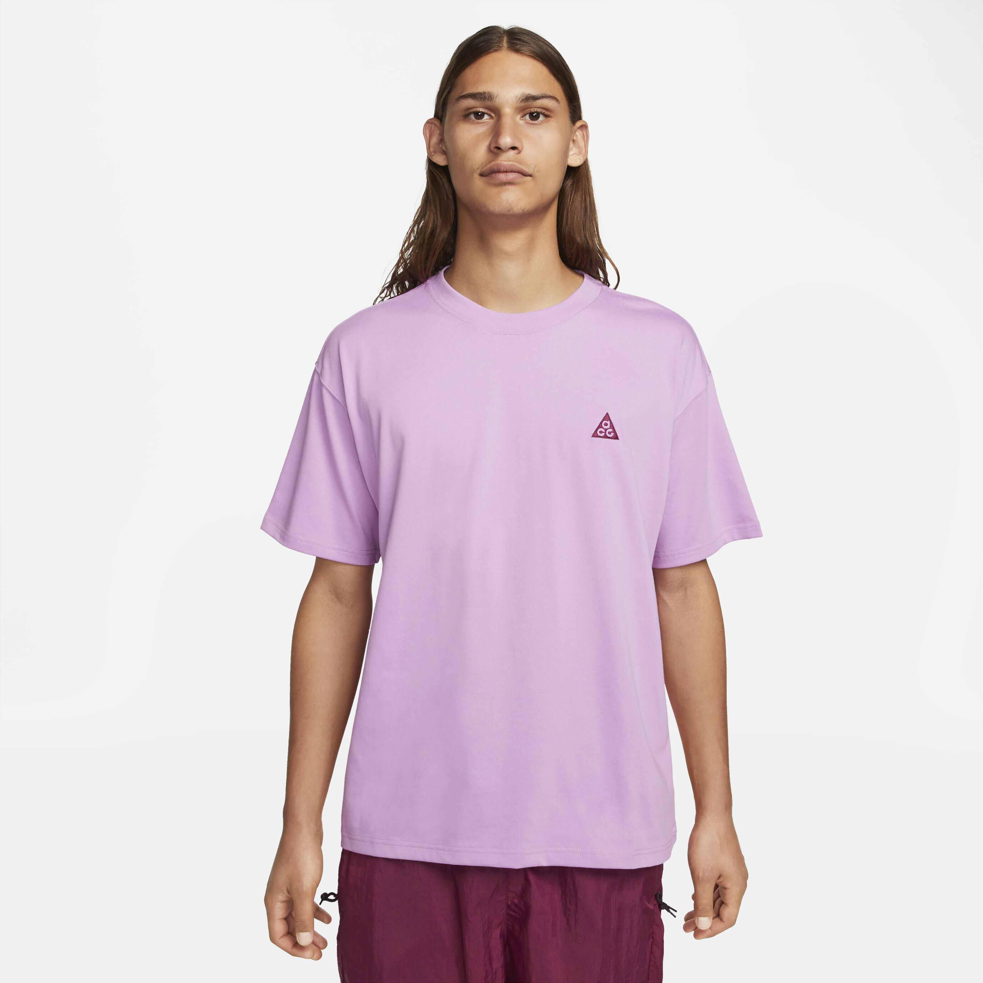 国内配送 NIKE SPORTSWEAR ACG TEE NIGHT PURPLE Nike Purple ACG T-Shirt Nike