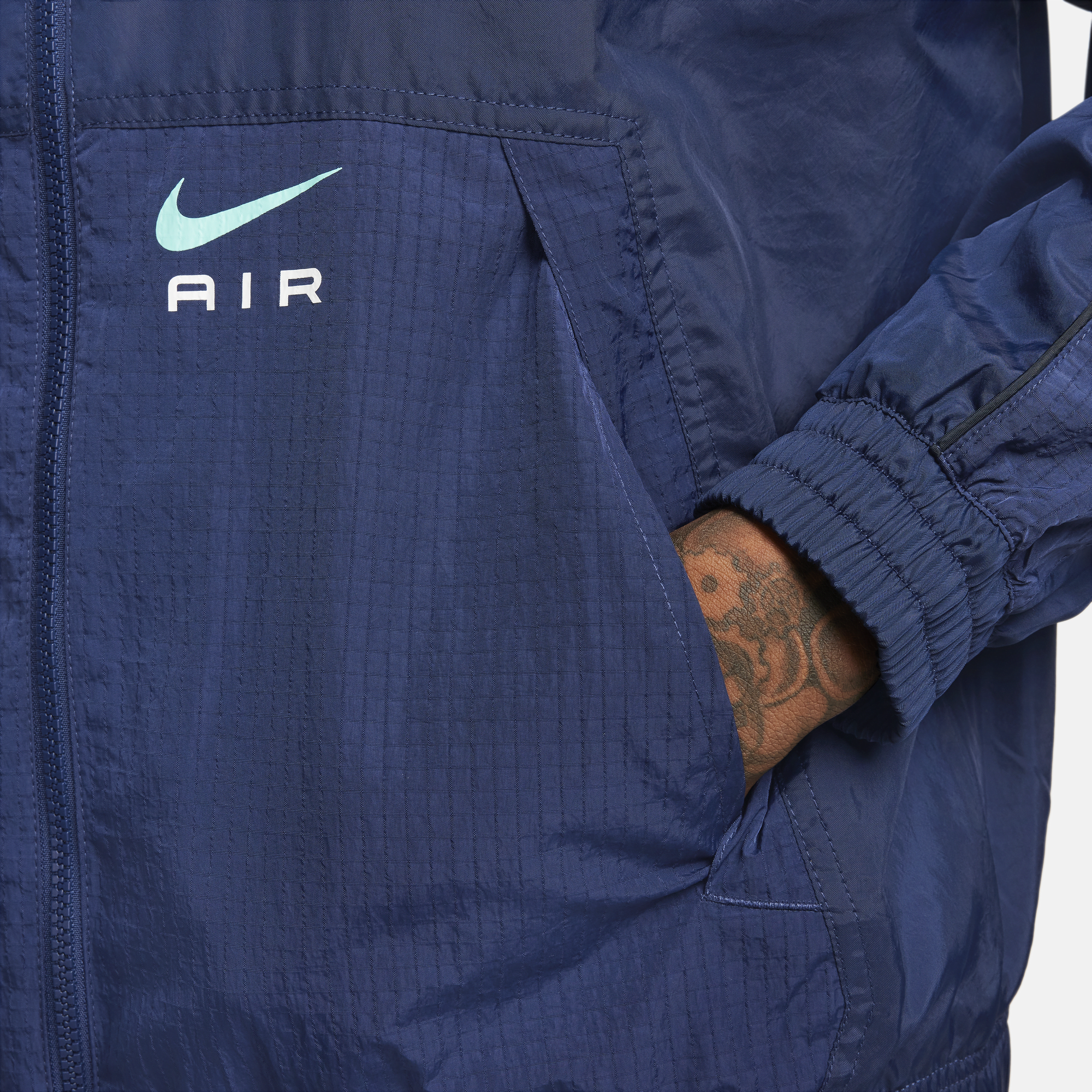 Nike air blue tracksuit best sale