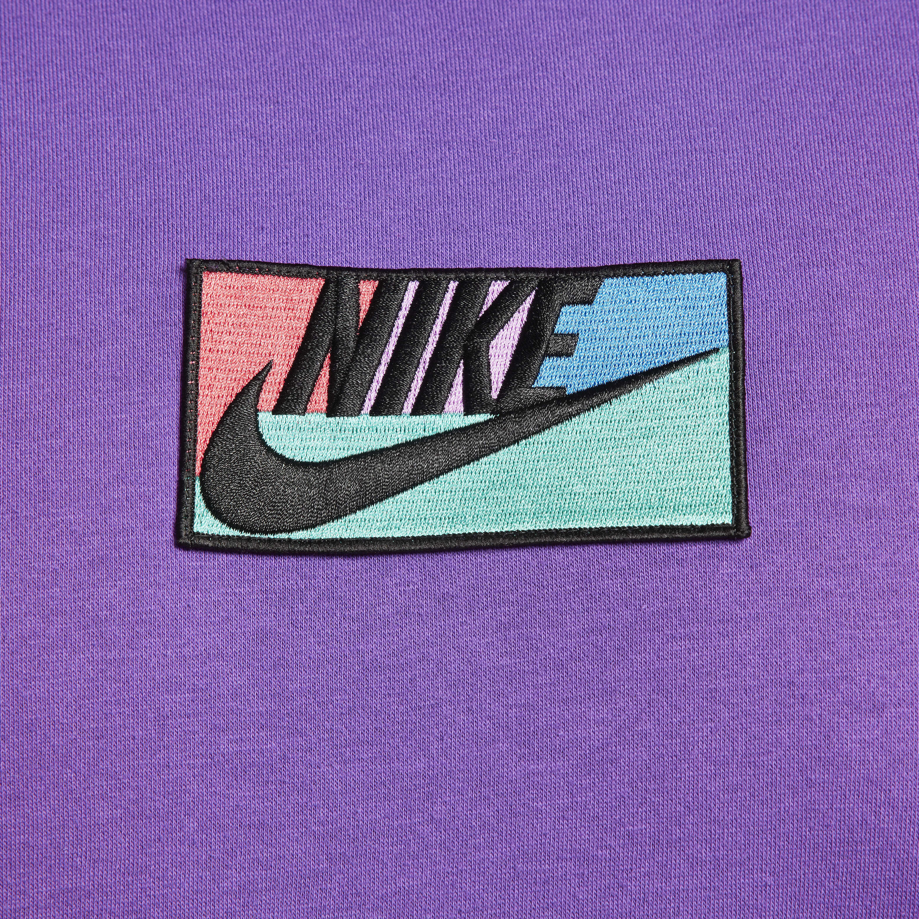 Buy Nike Club Fleece Men's Crew - Purple Cosmos | Nike Saudi