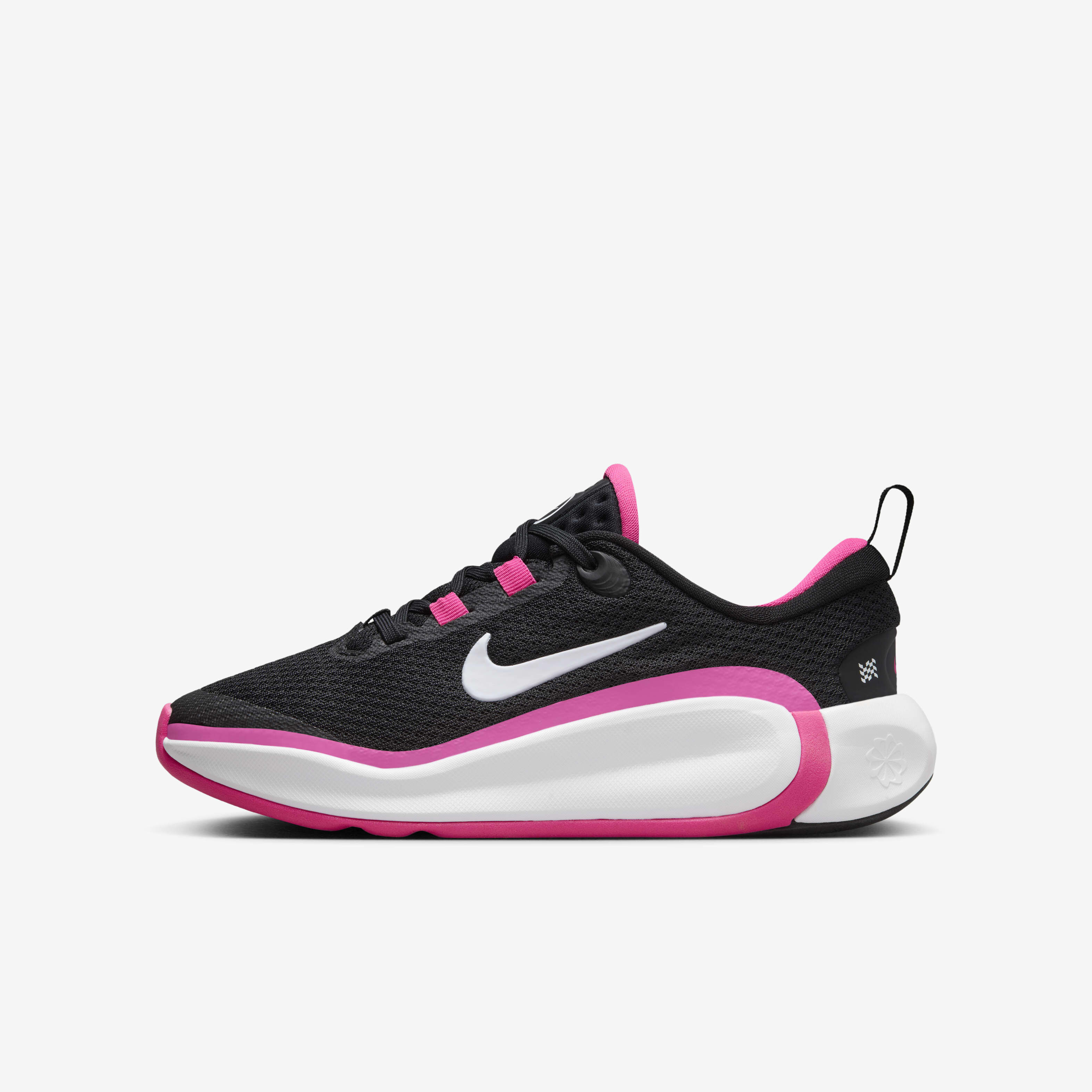 Buy Nike Infinity Flow Older Kids' Running Shoes - Black/Laser  Fuchsia/White | Nike Saudi Official