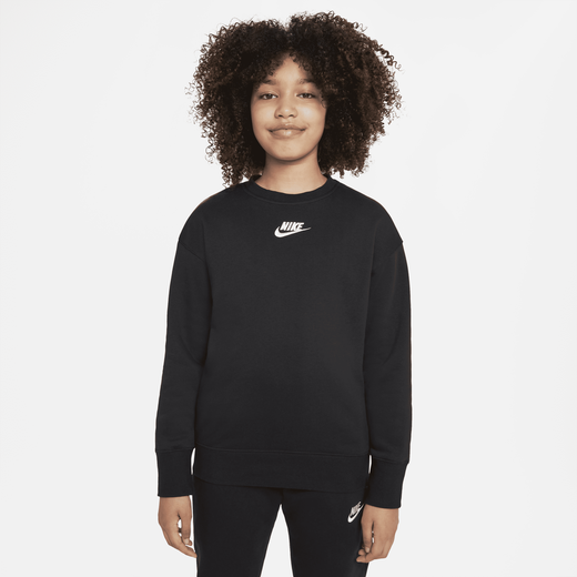 Nike sportswear rally logo fleece sweatshirt 2025