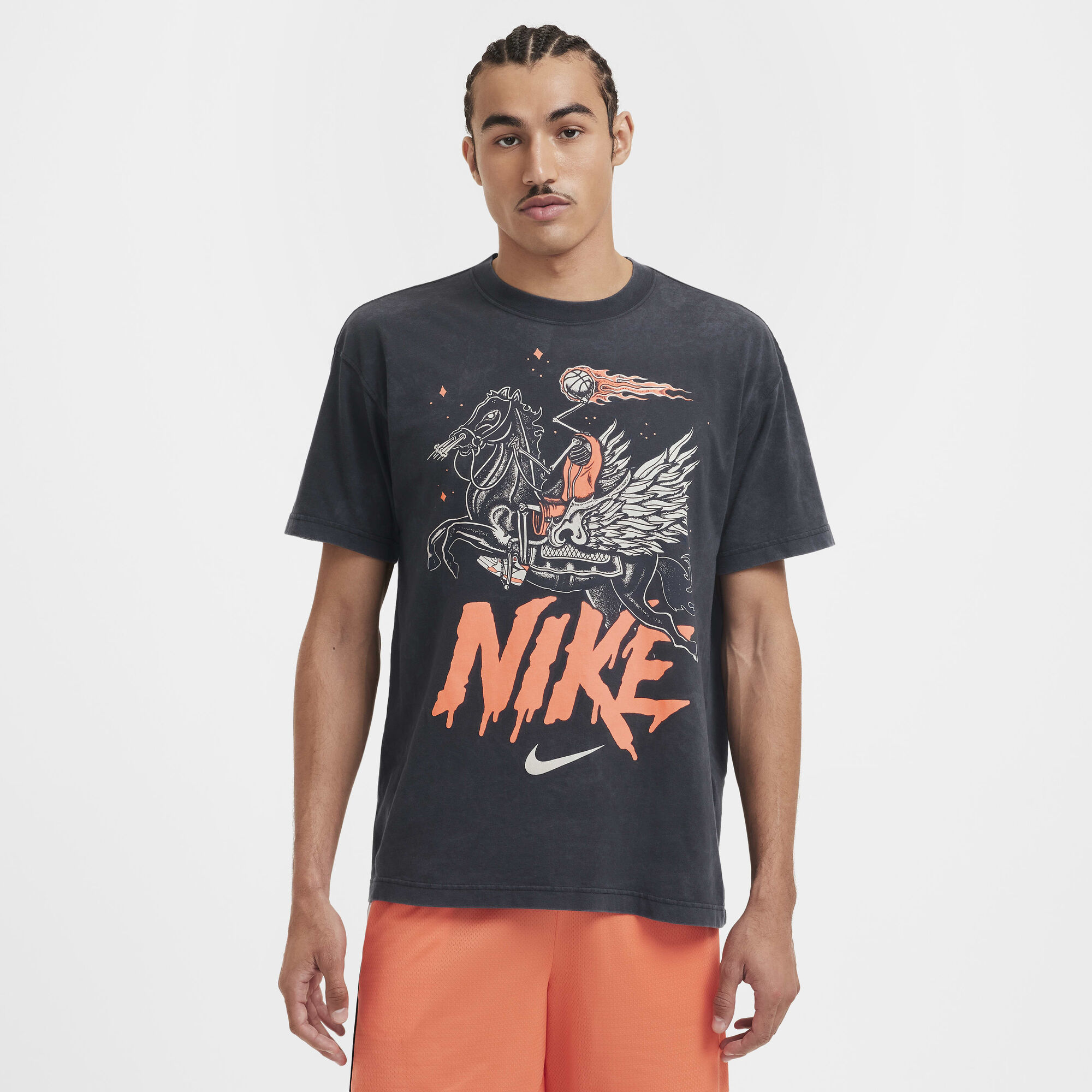 Buy Nike Men's Max90 Basketball T-Shirt Black Nike Saudi