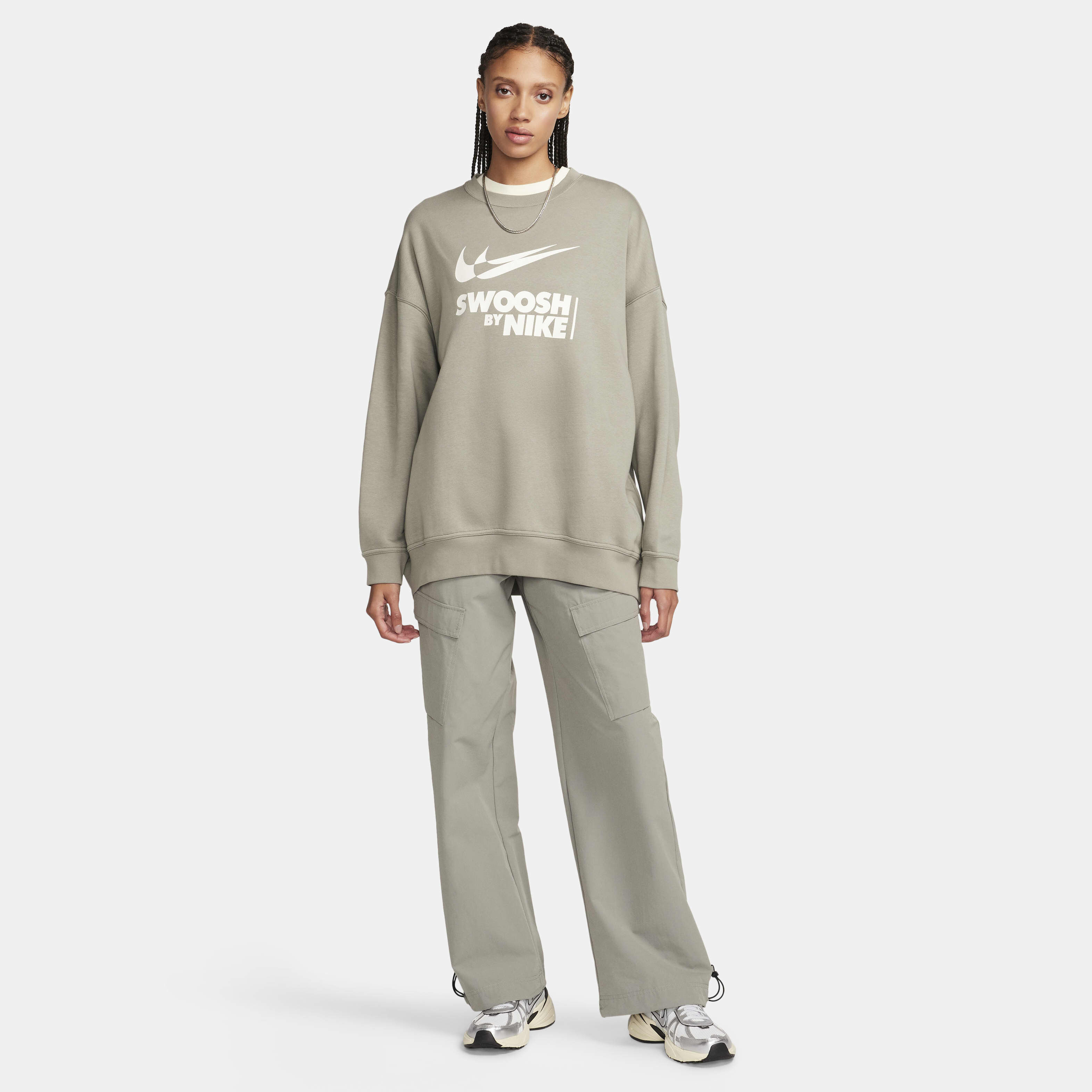 Buy Nike Sportswear Women's Oversized Fleece Crew-Neck