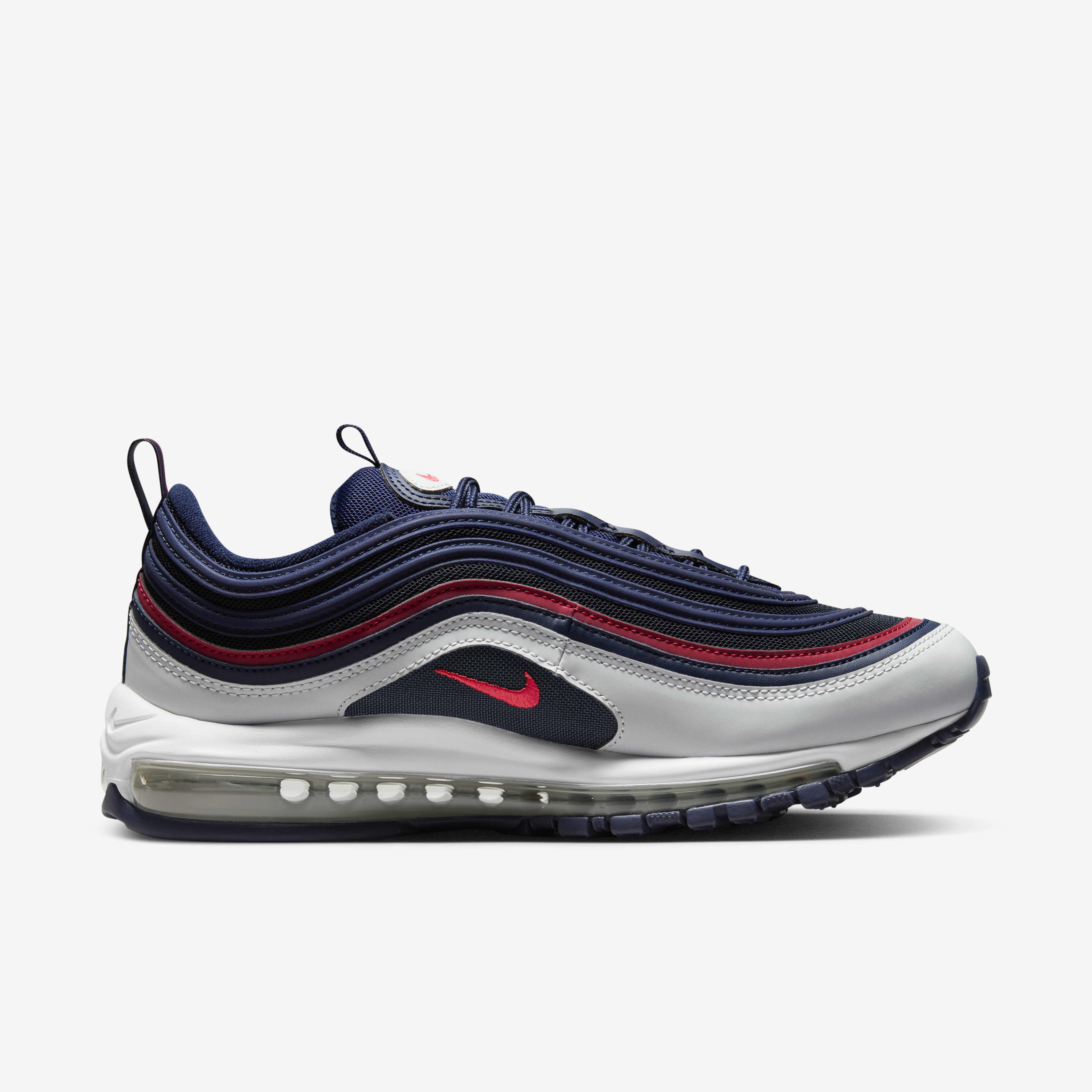 Air max 9 navy blue and red clearance