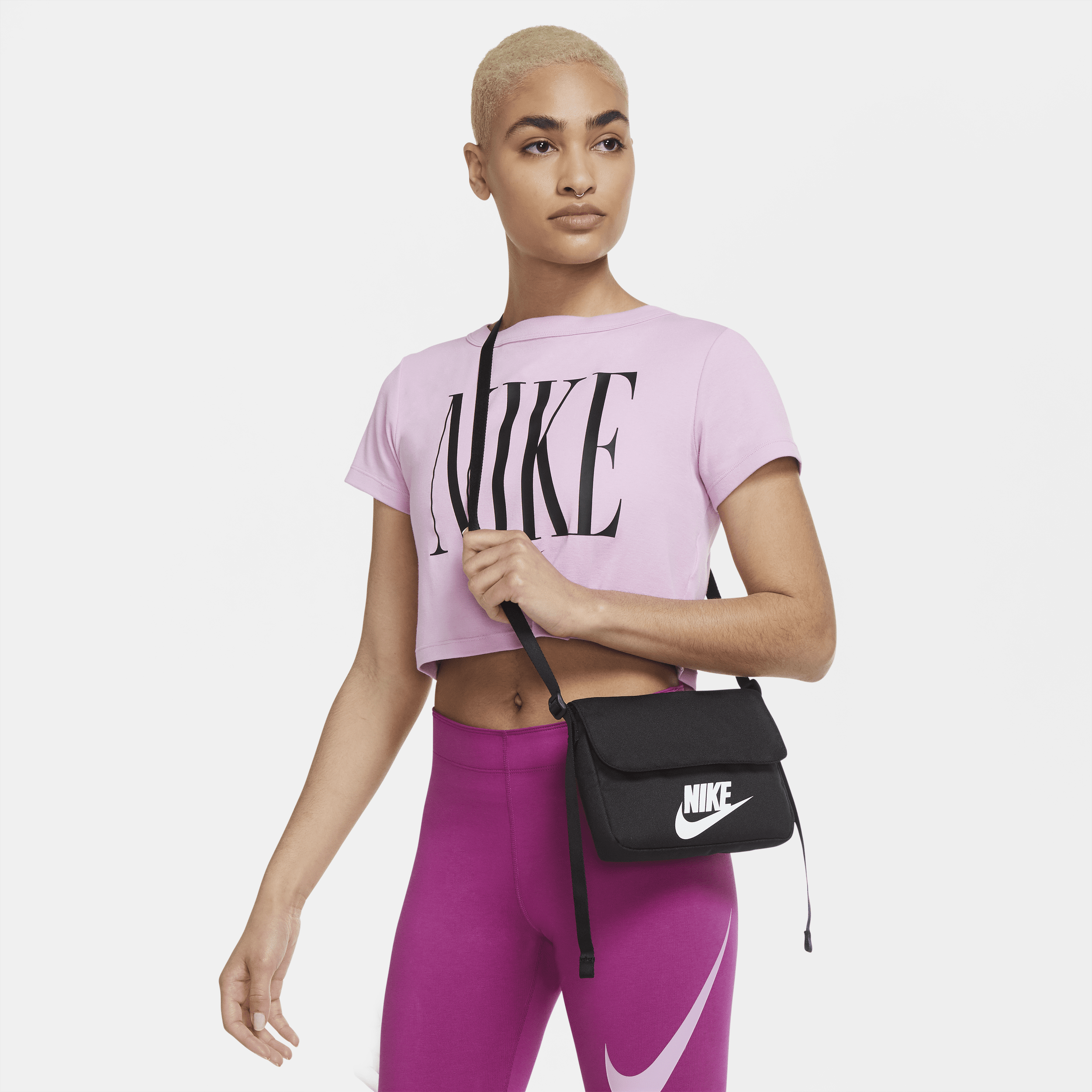 Purple nike on sale crossbody bag