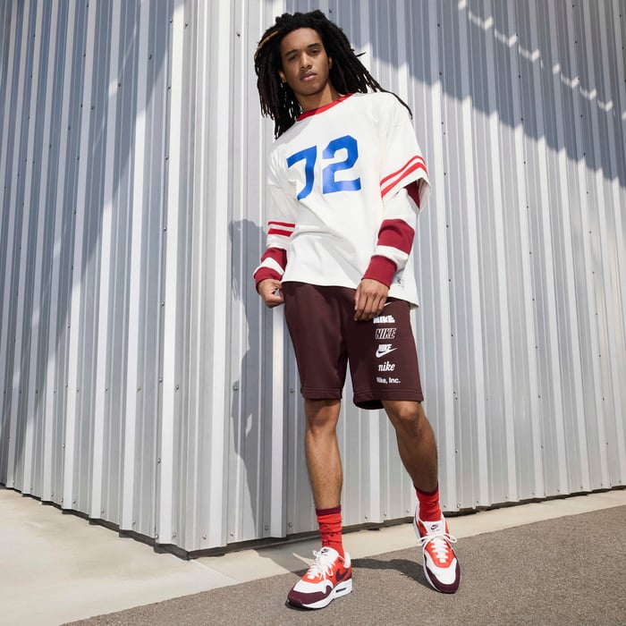 Nike White Shoes For Men Nike Men White Solid Leather Air Max SC