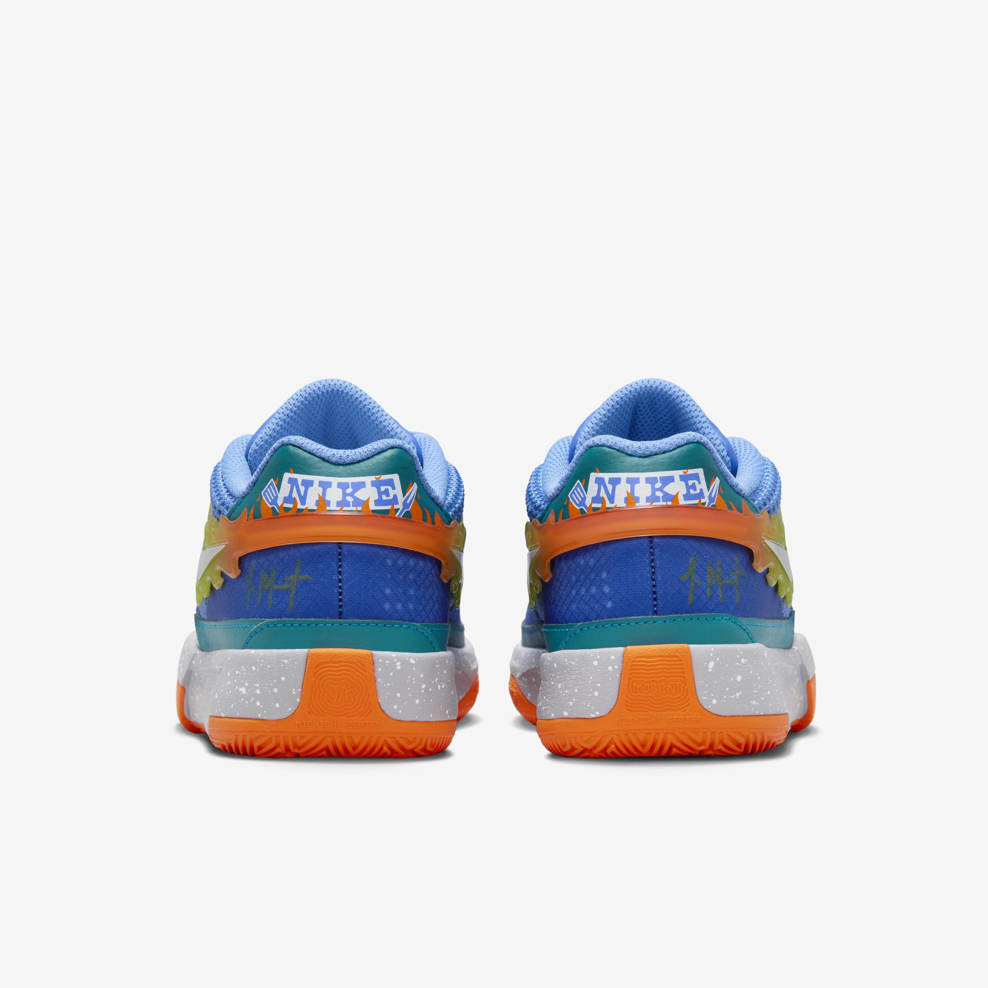 Buy JA 1 'Backyard BBQ' Older Kids' Basketball Shoes - Blue Joy