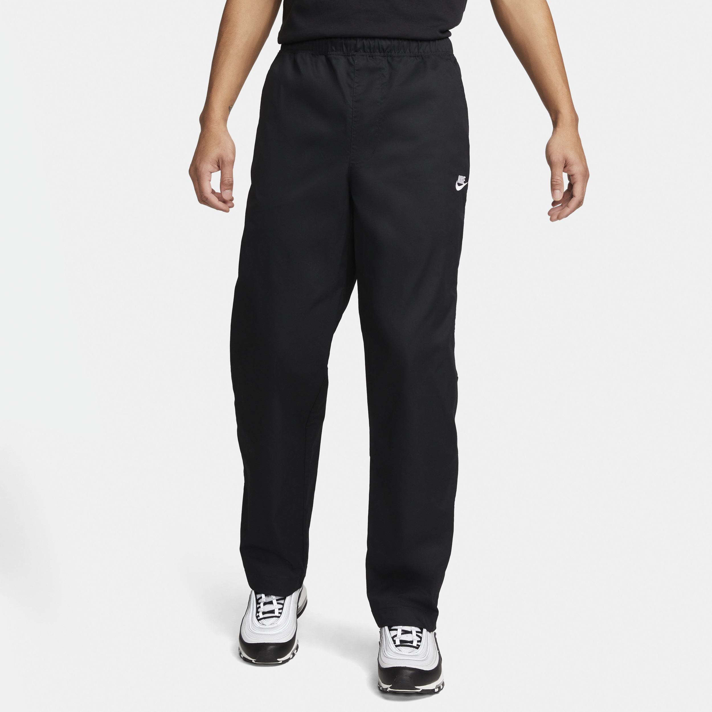 Shop Club Men s Woven Straight Leg Trousers Nike KSA
