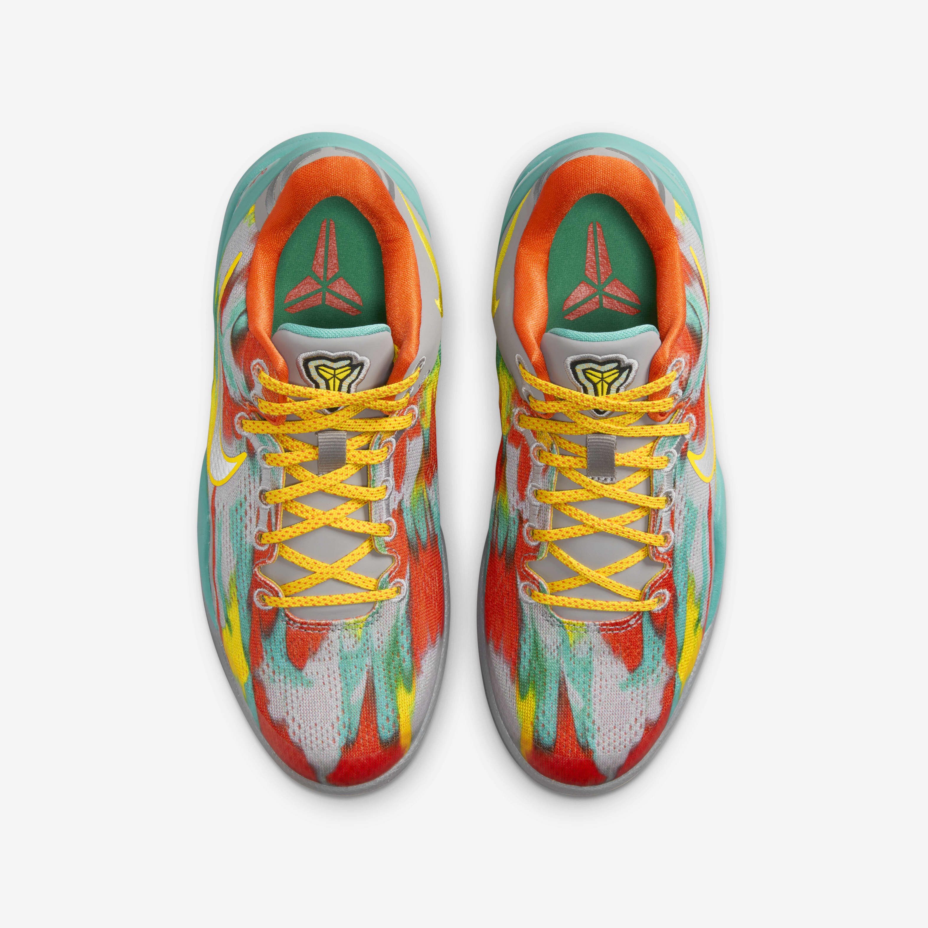 Buy Kobe 8 Older Kids Basketball Shoes Stadium Grey Tour Yellow Metallic Silver Nike Saudi Official