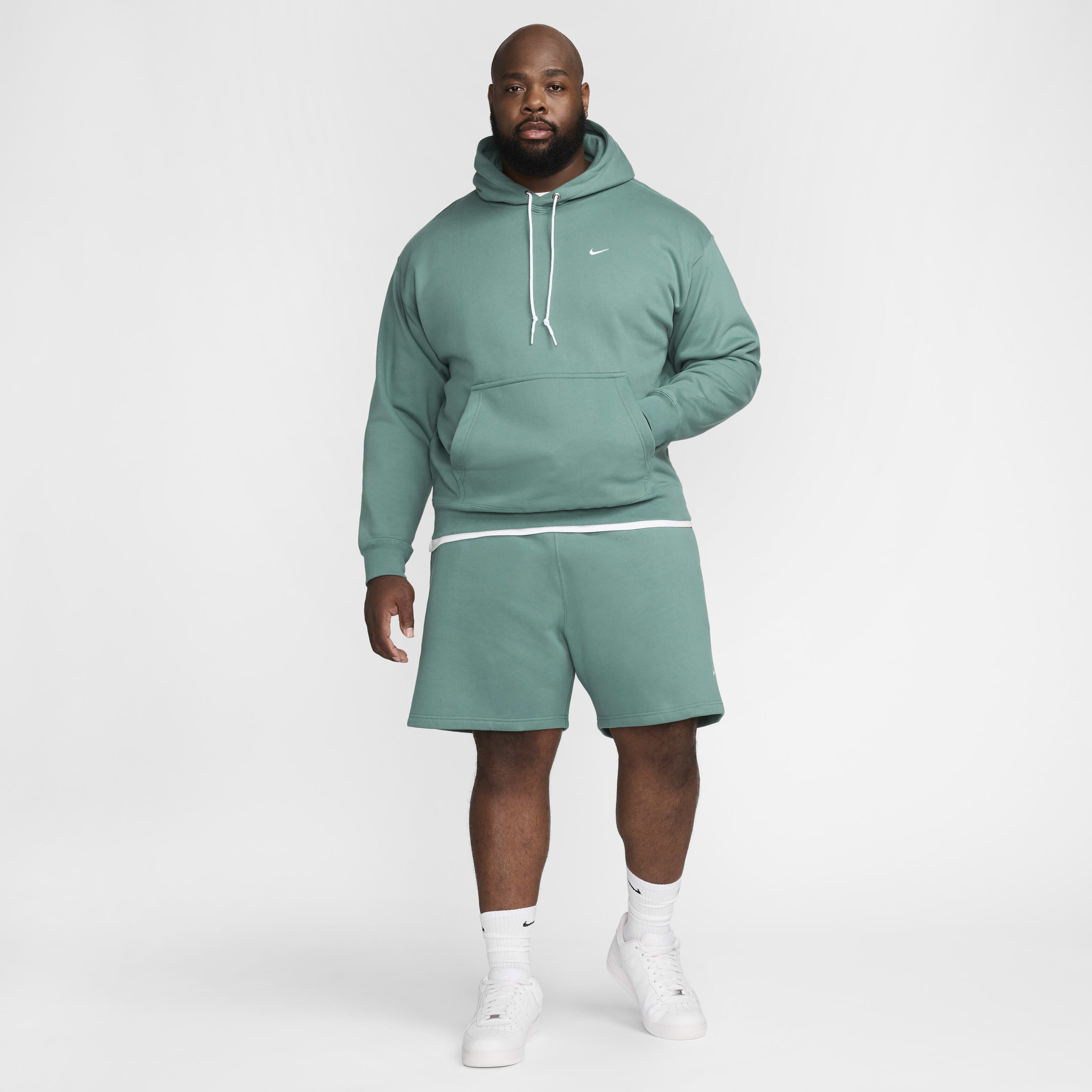 Buy Nike Solo Swoosh Men s Fleece Pullover Hoodie Nike Saudi Official