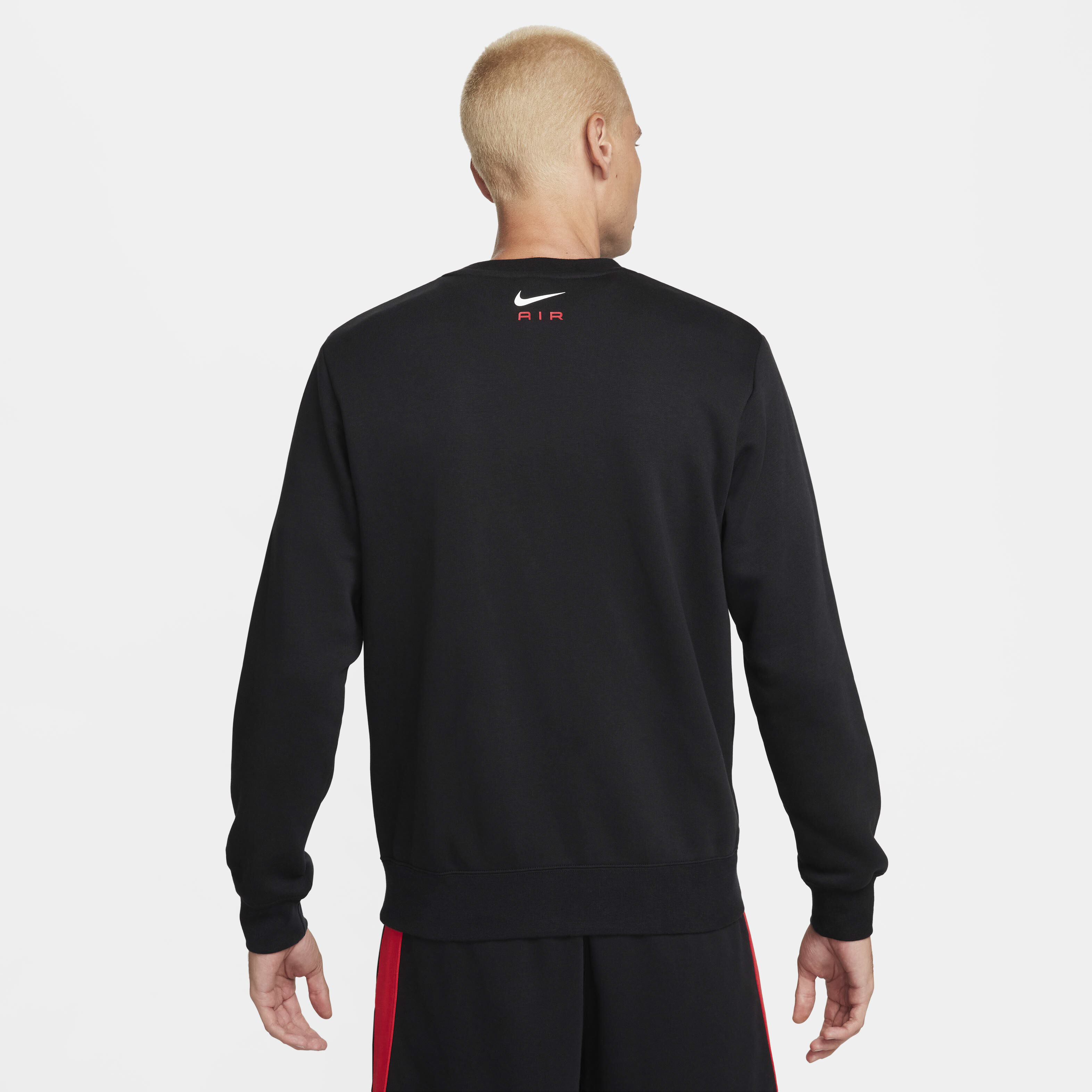 Nike air men's fleece crew discount
