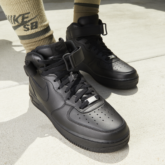 Nike air top force black mid