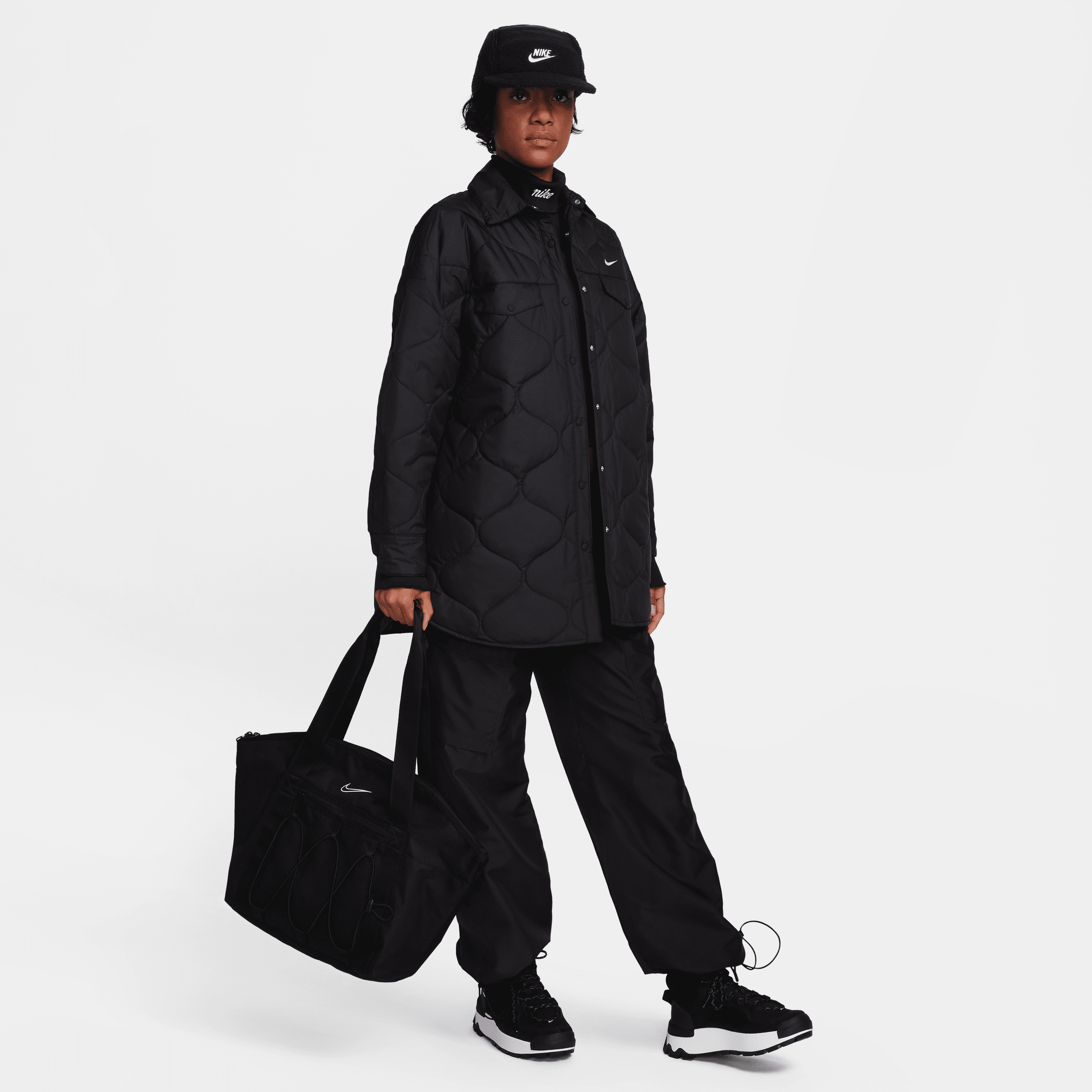 Nike sportswear quilted jacket 2025