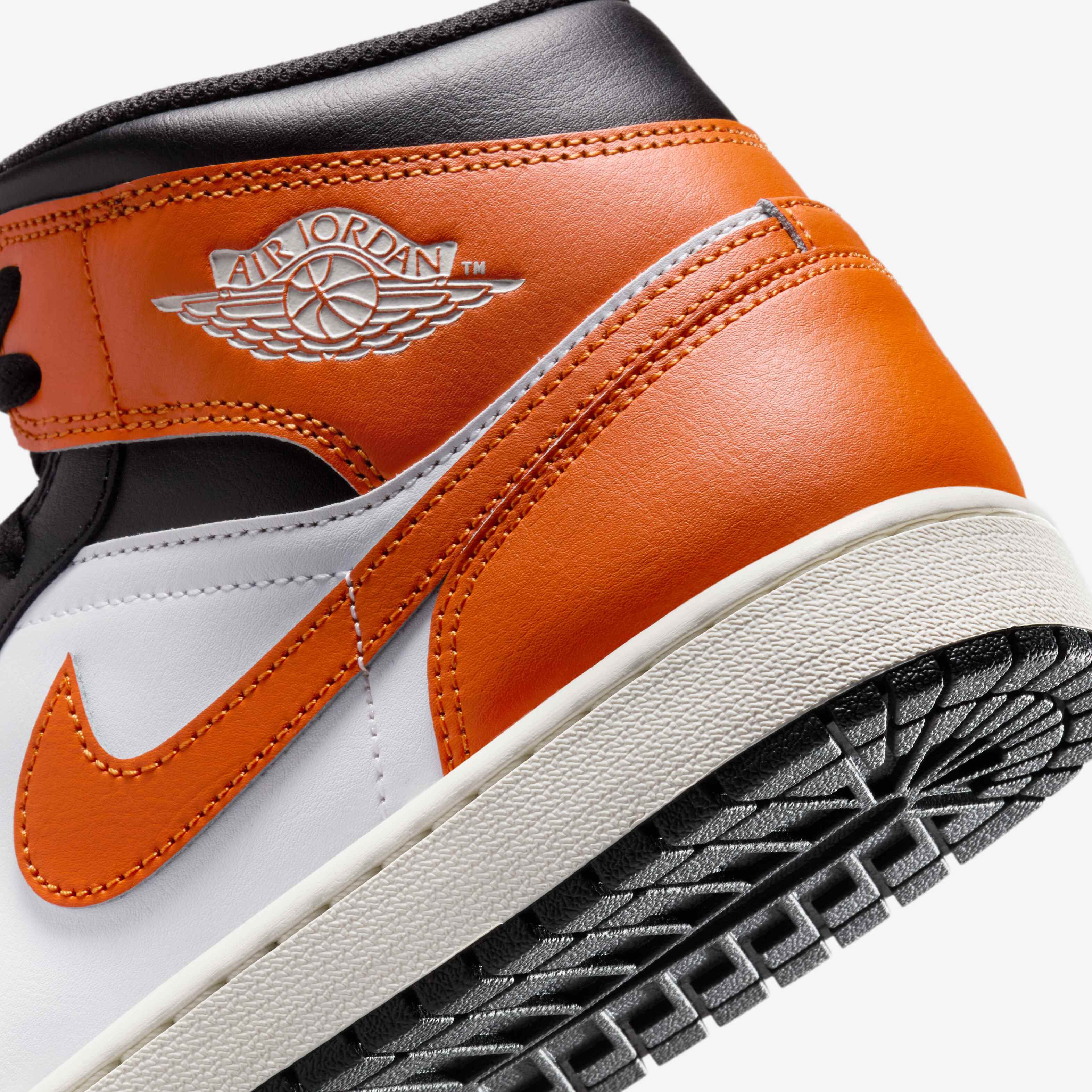 Buy Air Jordan 1 Mid Men's Shoes - Starfish/White/Sail/Black