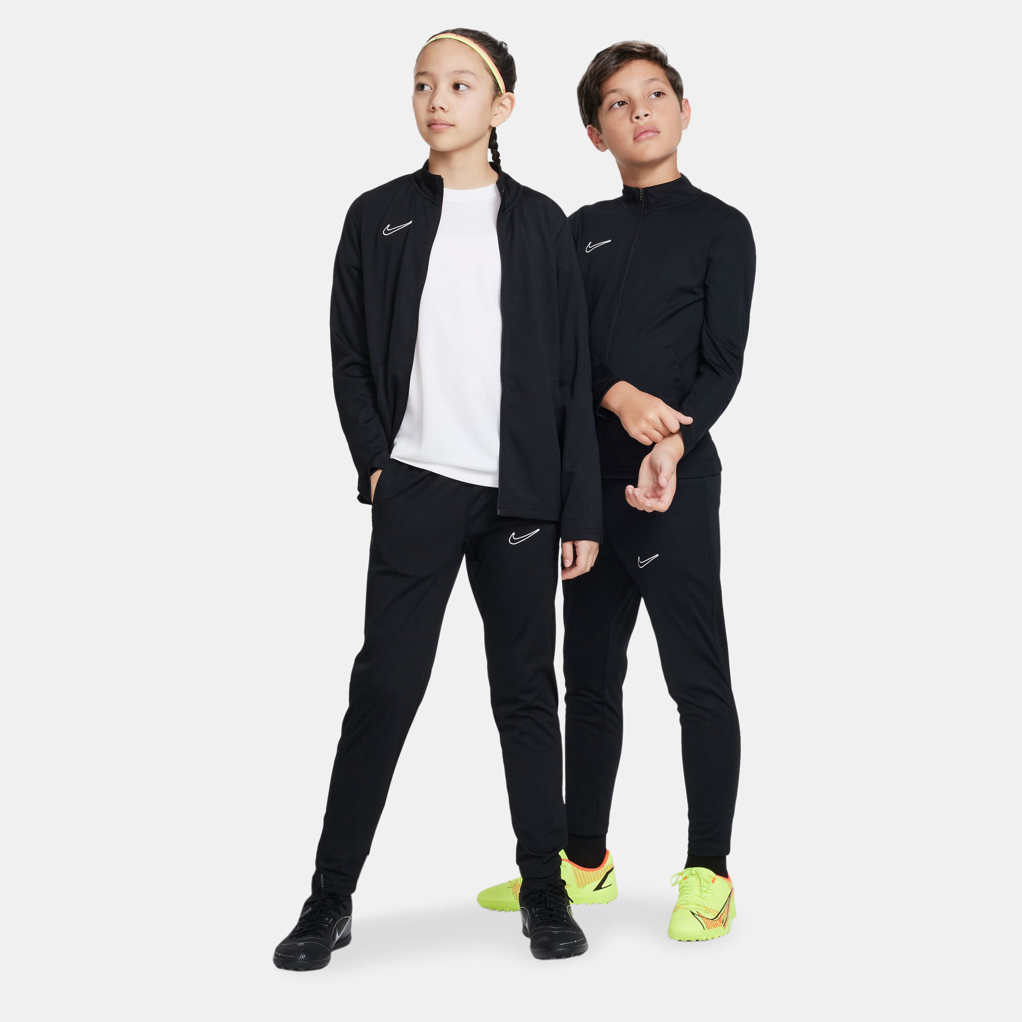 Nike dri cheap fit tracksuit black