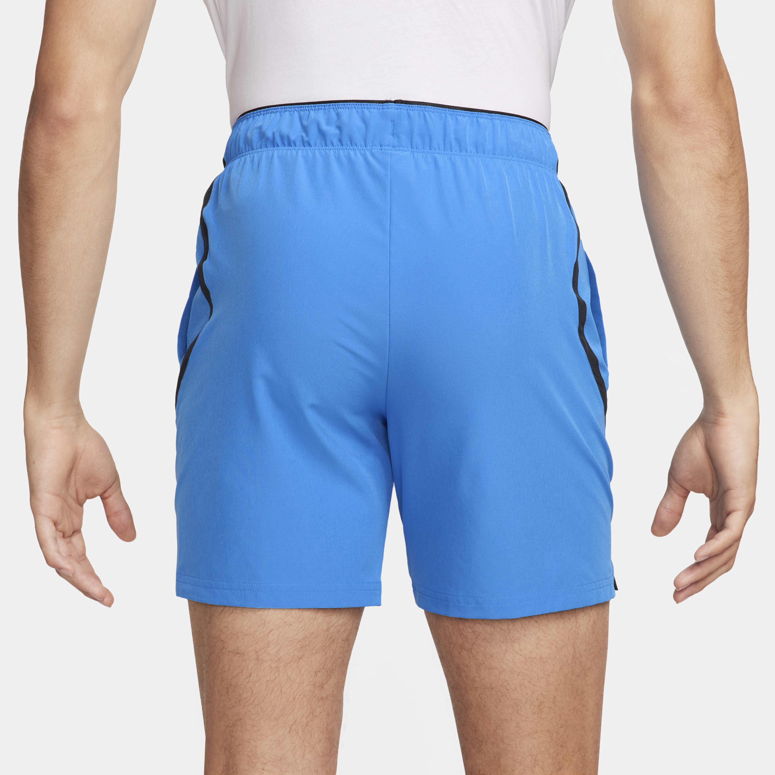 Blue tennis shorts sales