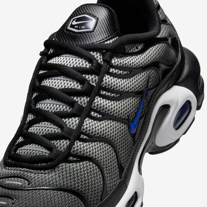 Nike Tuned Nike Air Max Plus Grey And Blue Racer Blue Black Air