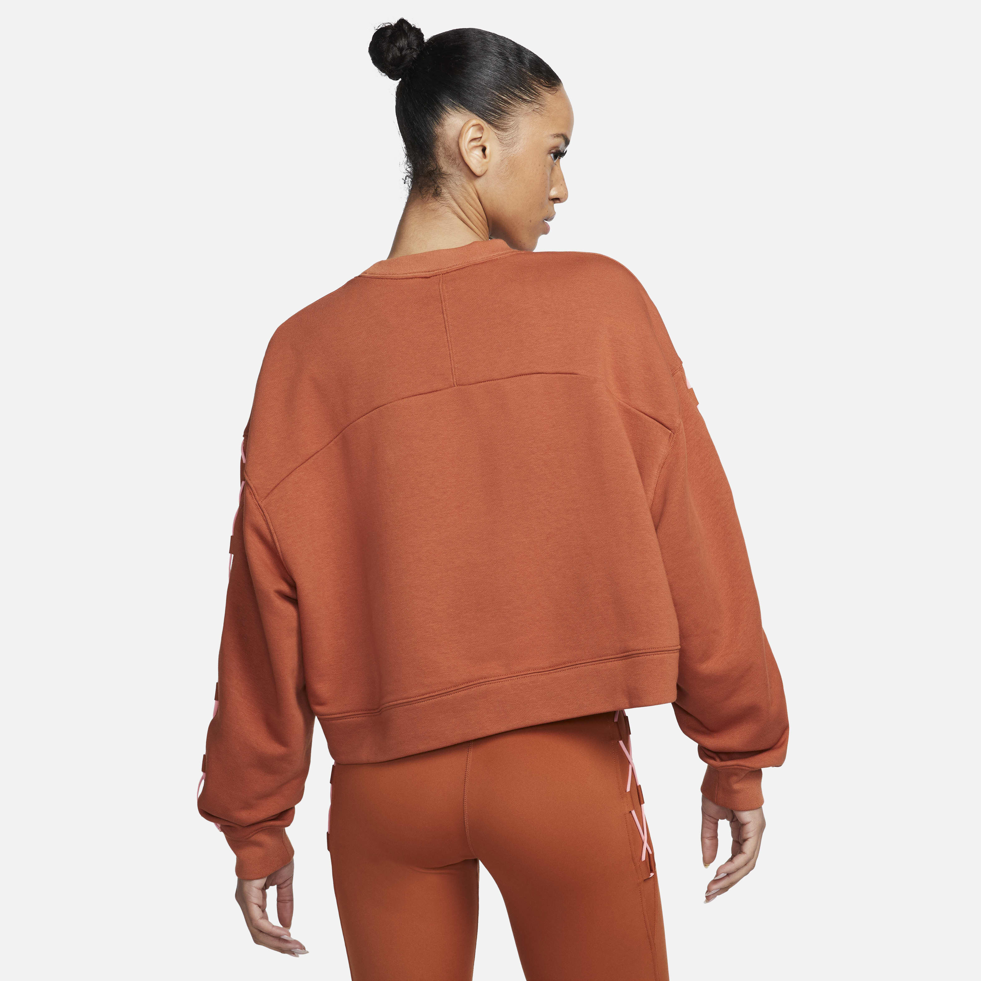 Nike lace up sweater top