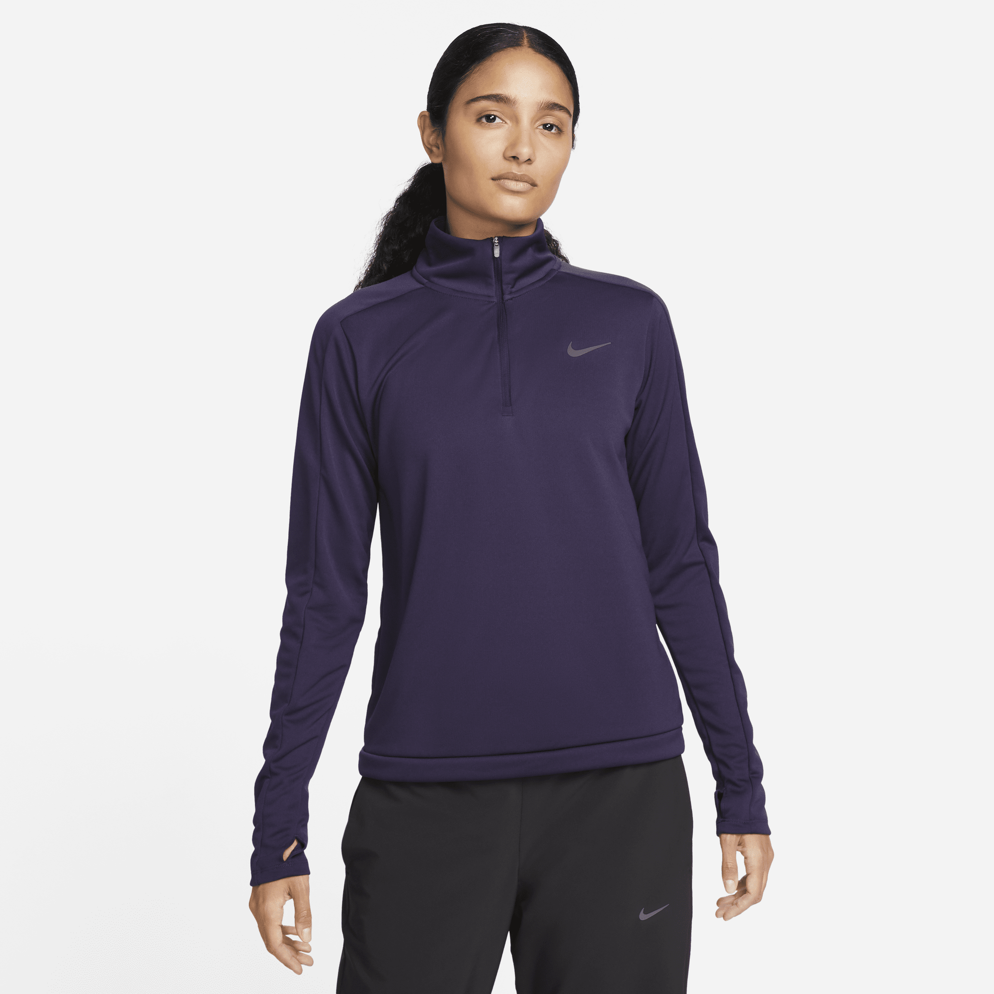 Nike quarter zip sales pullover women's