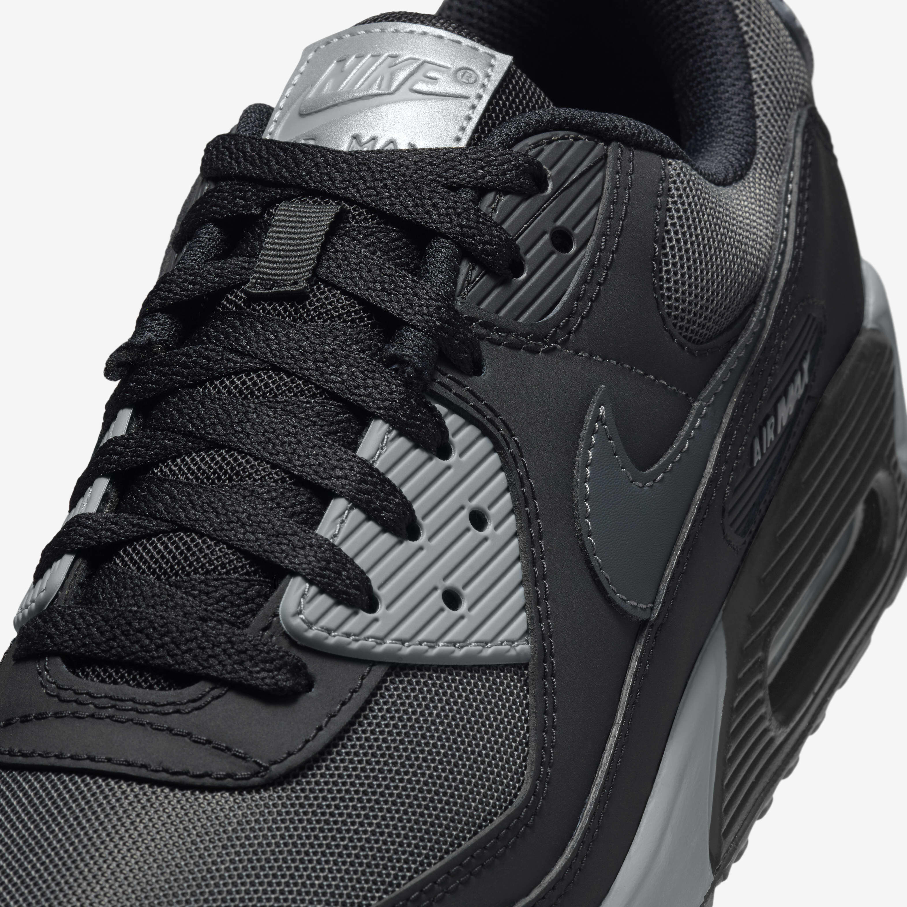 Men's air max 90 essential shoes - black/grey deals