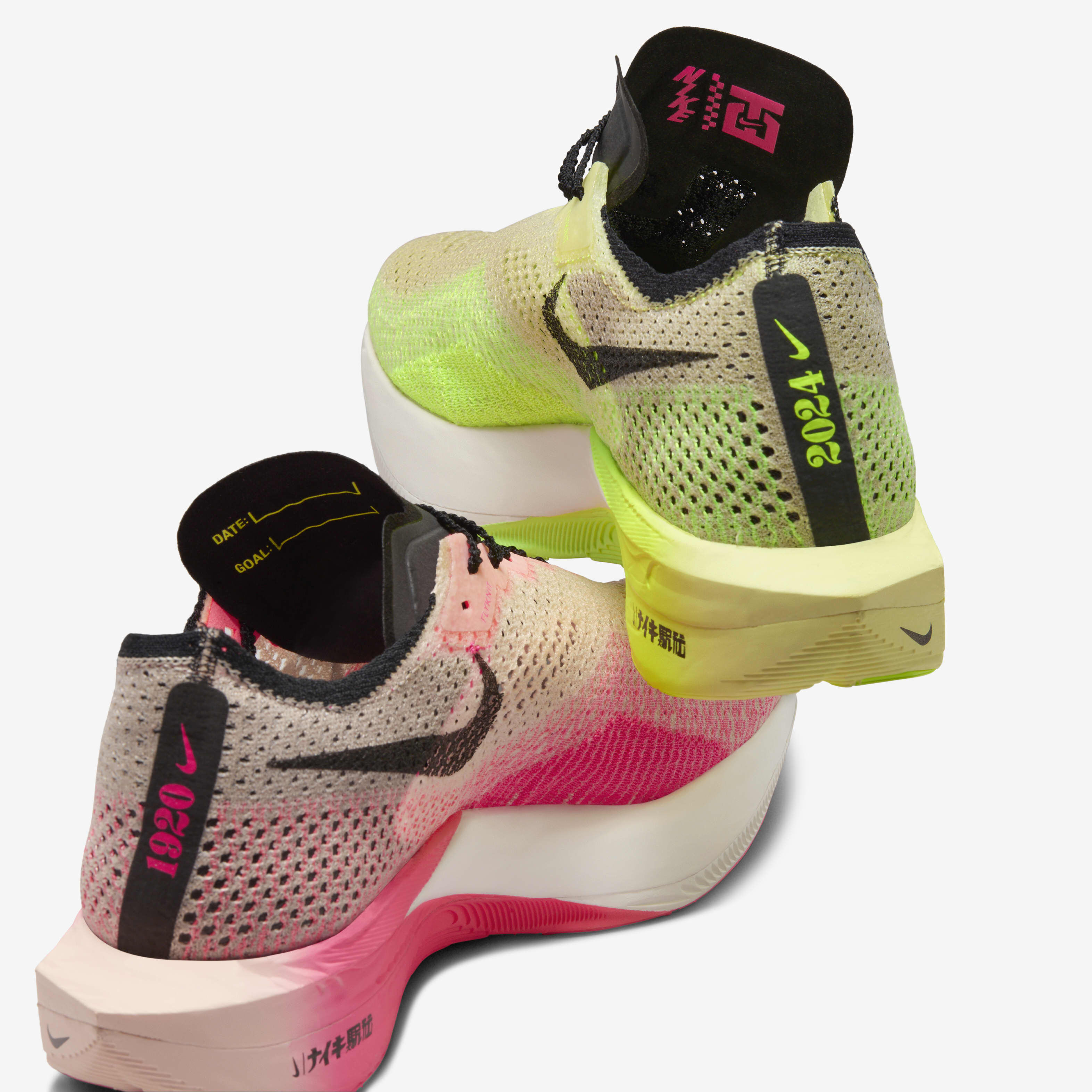 Buy Nike Vaporfly 3 Men s Road Racing Shoes Luminous Green Crimson Tint Volt Black Nike Saudi Official