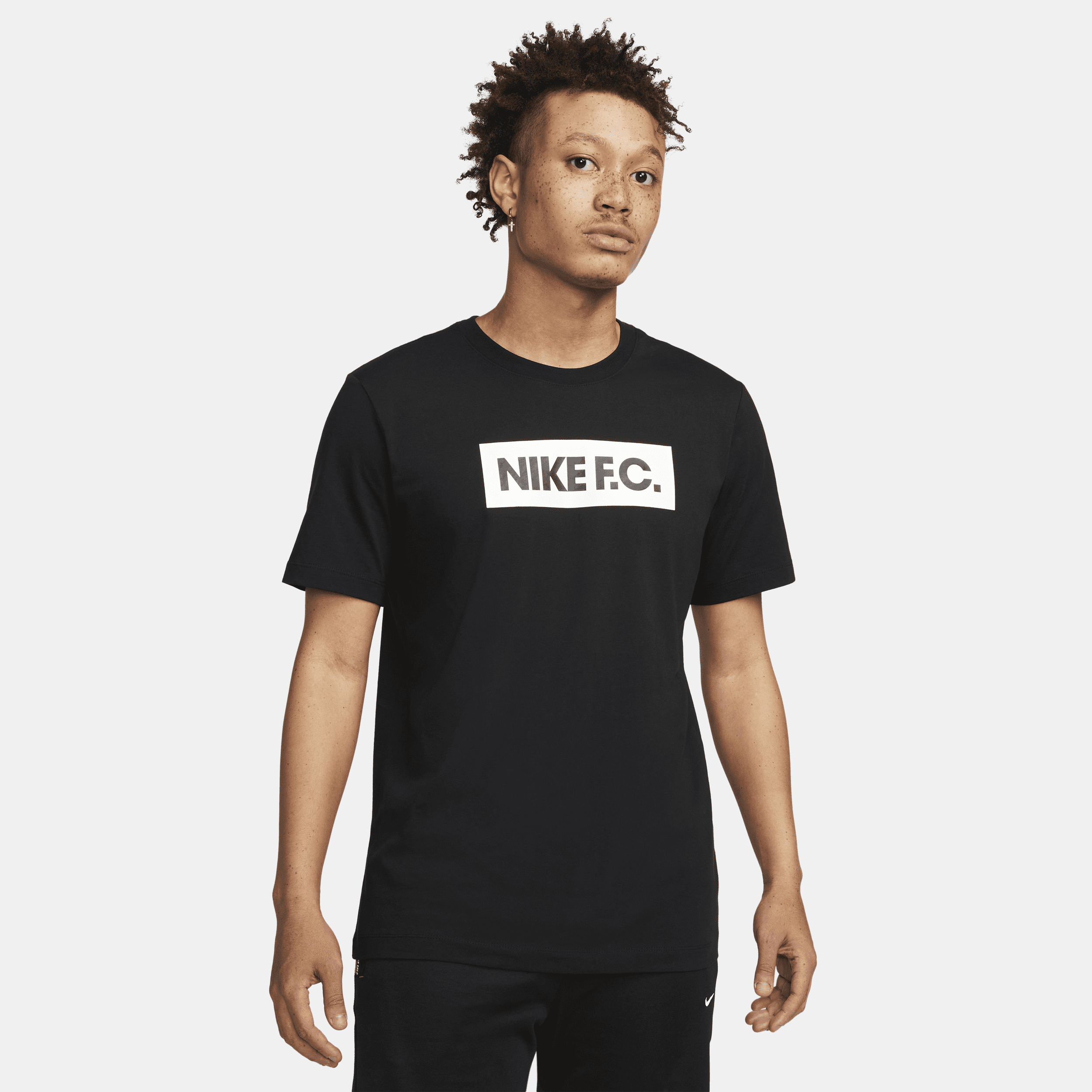 Nike fc shop t shirt black