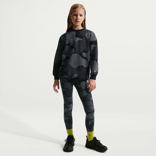 Kids Matching Set-Nike, Nike Sportswear Club Fleece, Older Kids' (Girls') Boxy Crew-Neck Sweatshirt