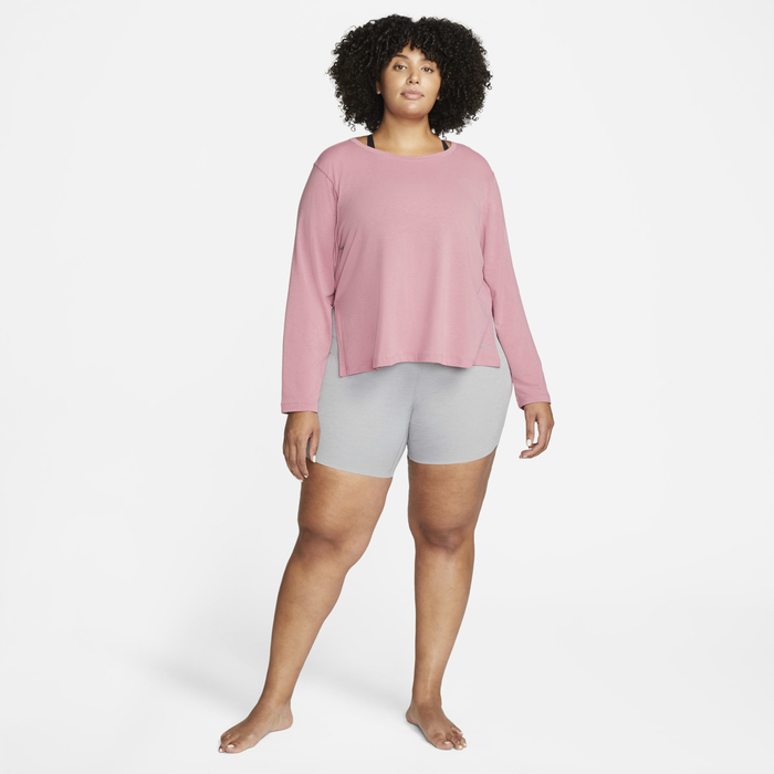 Buy Nike Yoga Dri-FIT Women's Long-Sleeve Top (Plus size) Desert
