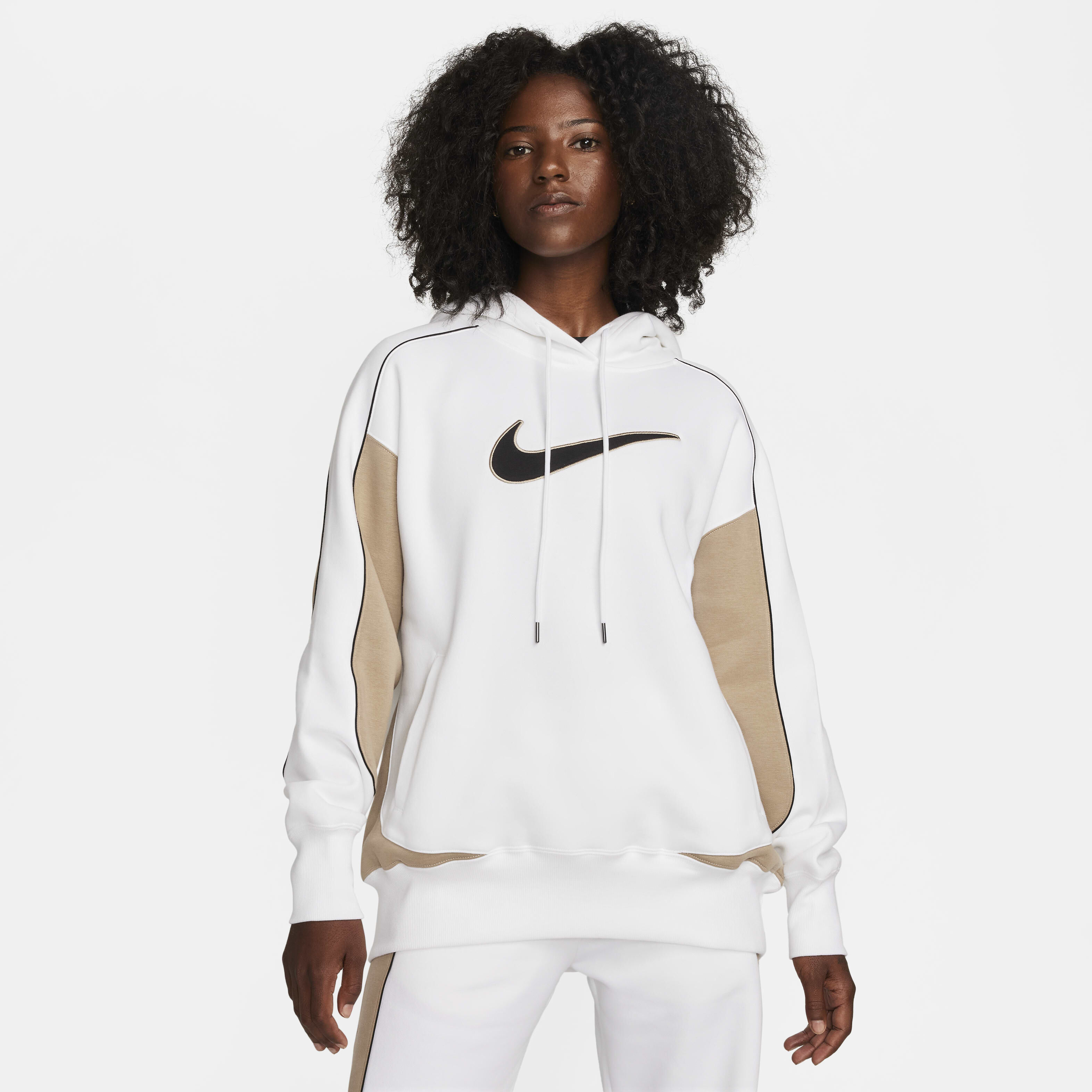 Buy Nike Sportswear Women s Oversized Fleece Pullover Hoodie Nike Saudi Official