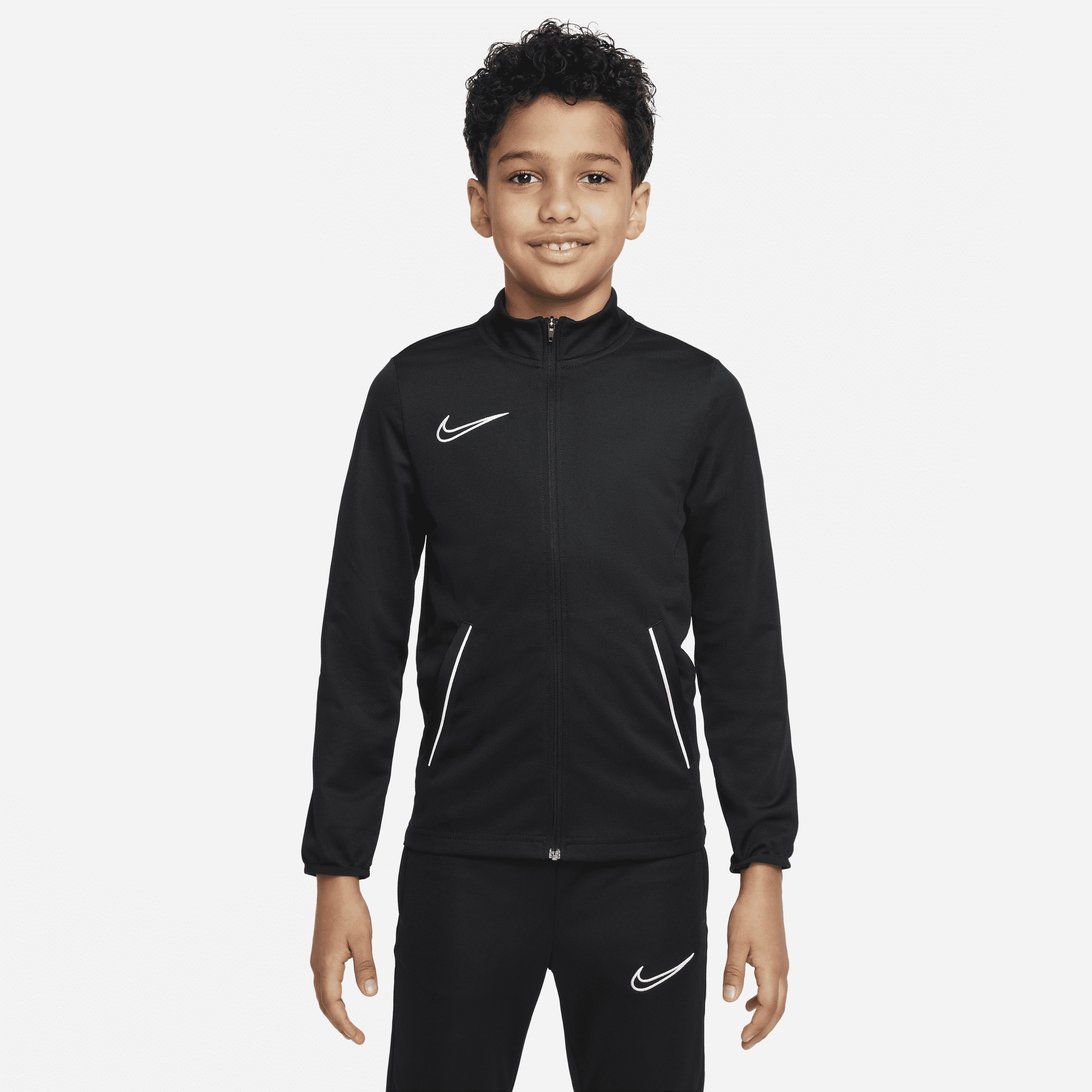 Shop Dri FIT Academy Older Kids Knit Football Tracksuit Nike KSA