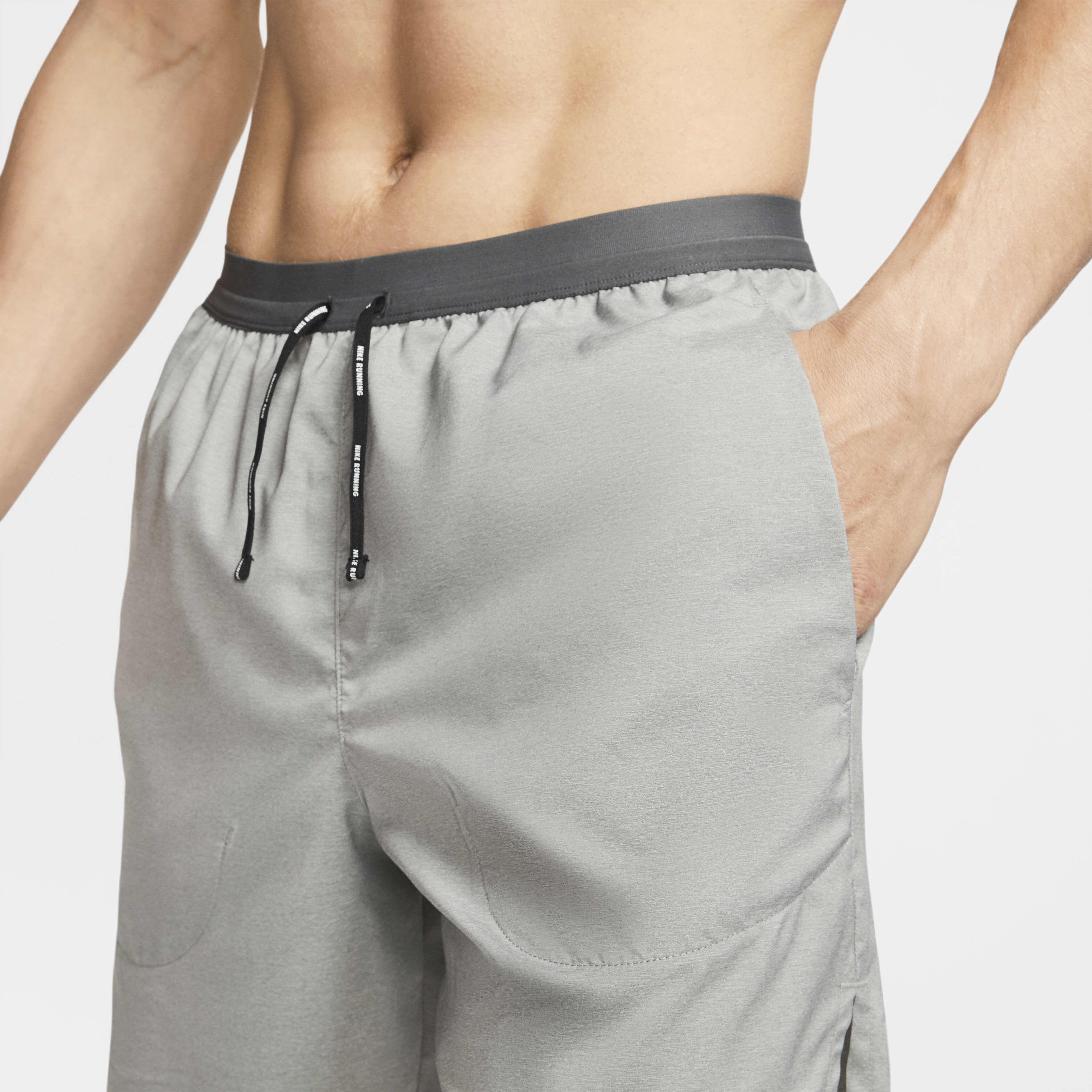 Nike flex stride shorts grey best sale
