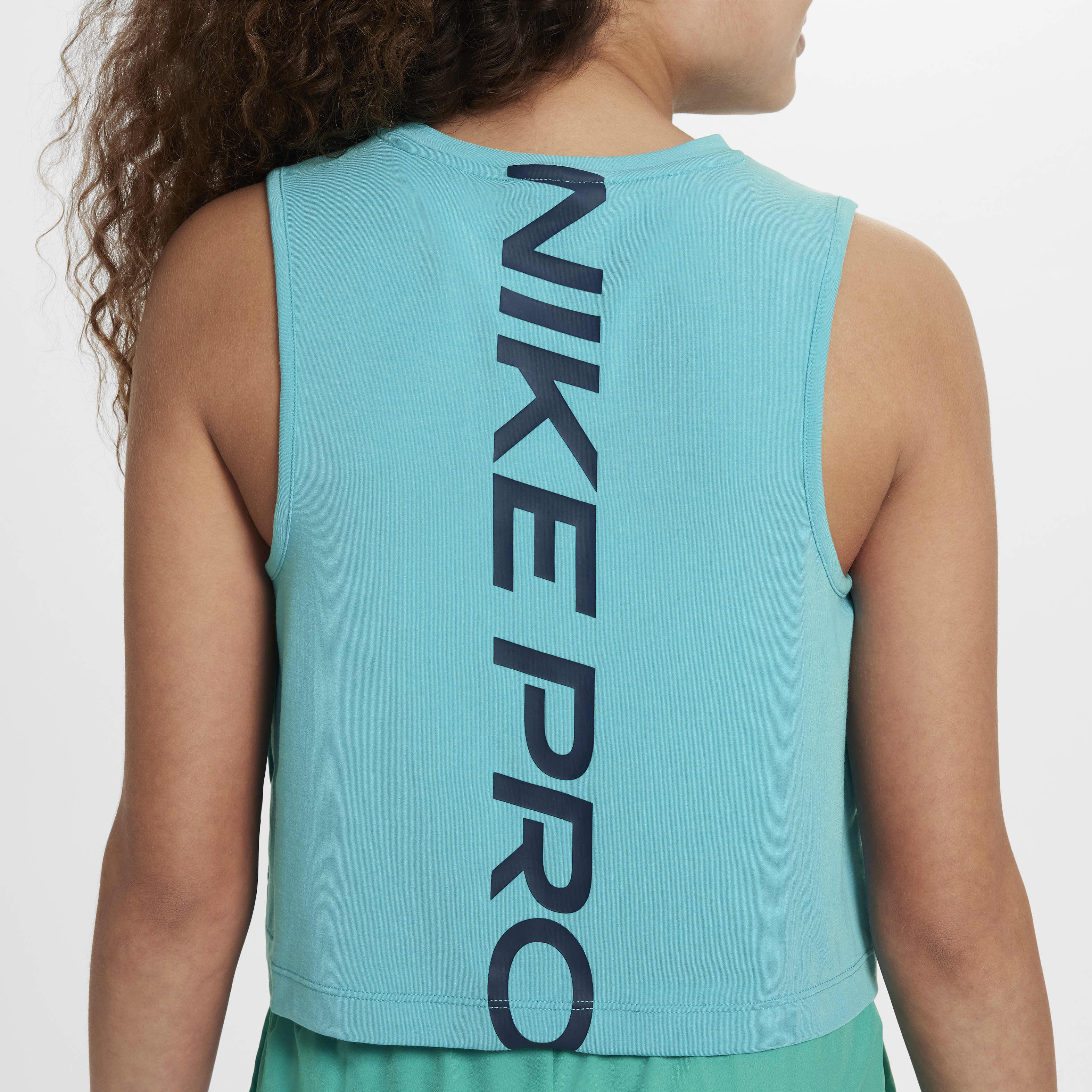 Buy Nike Pro Girls Dri FIT Training Tank Top Dusty Cactus Midnight Navy Nike Saudi Official