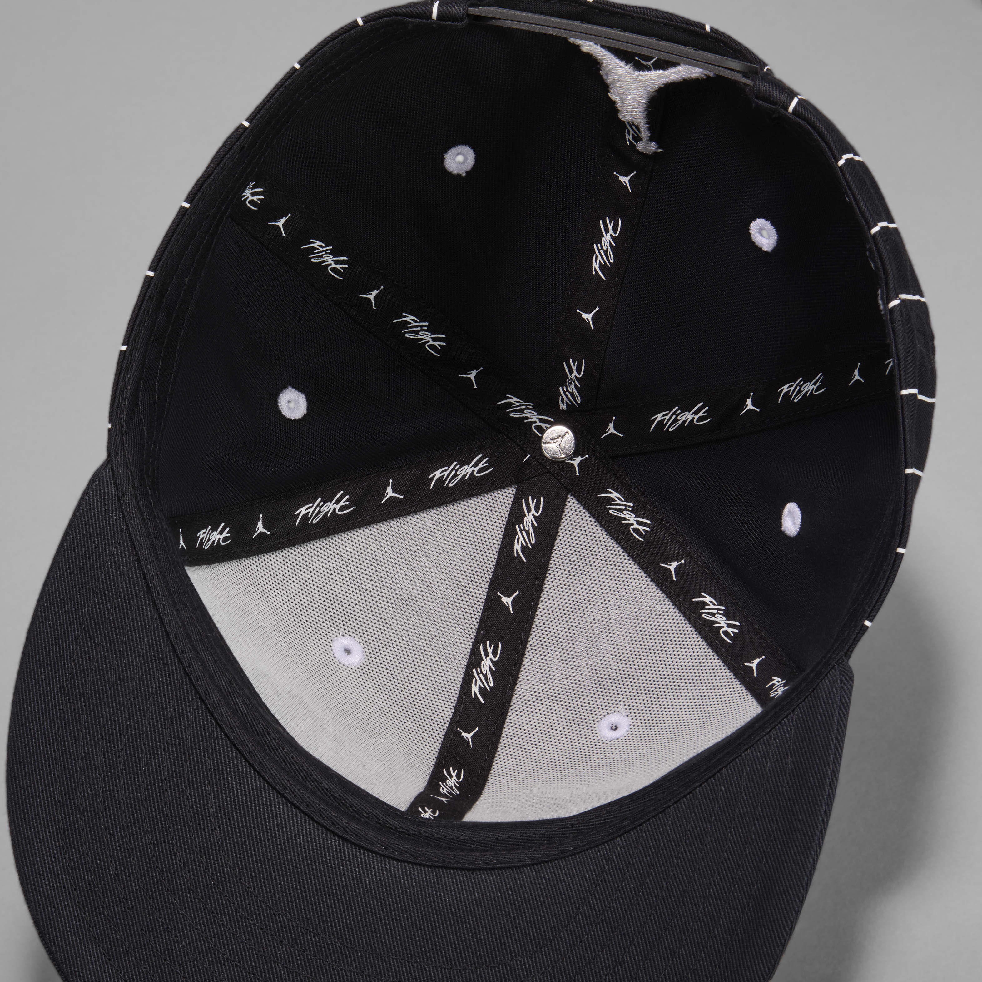 Buy Jordan Flight MVP Pro Structured Cap - Black/Black/White