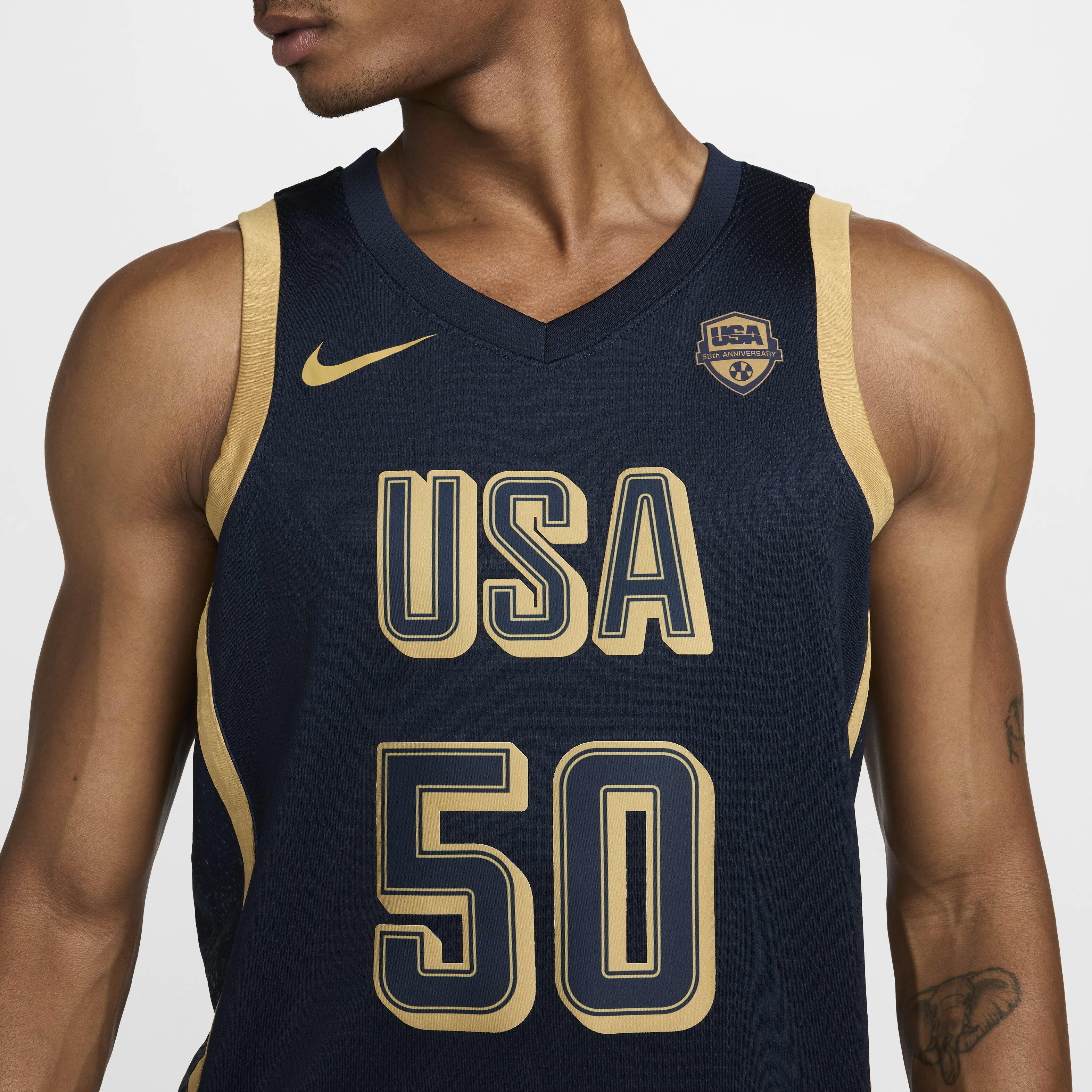Buy USAB Limited Men's Nike Basketball Replica Jersey - Obsidian/Truly Gold  | Nike Saudi Official