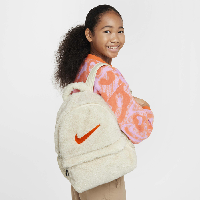 Buy Nike Older Kids' Faux Fur Backpack (11L) Coconut Milk