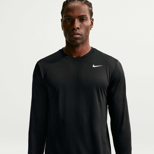 T-Shirts &amp; Tops-Nike, Nike Dri-FIT Legend, Men's Long-Sleeve Fitness Top