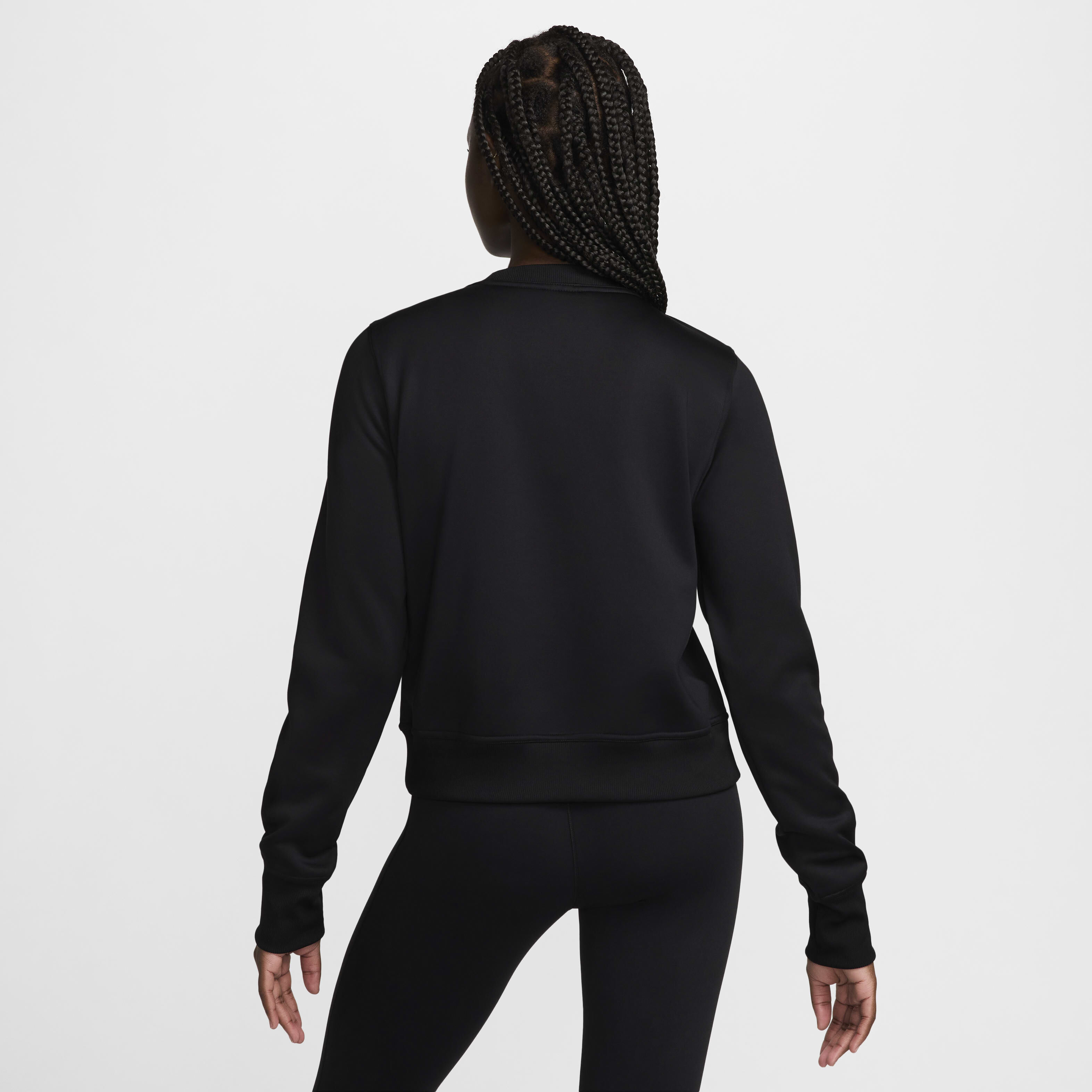 Buy Nike One Women s Therma FIT Crew Neck Fleece Sweatshirt Nike Saudi Official