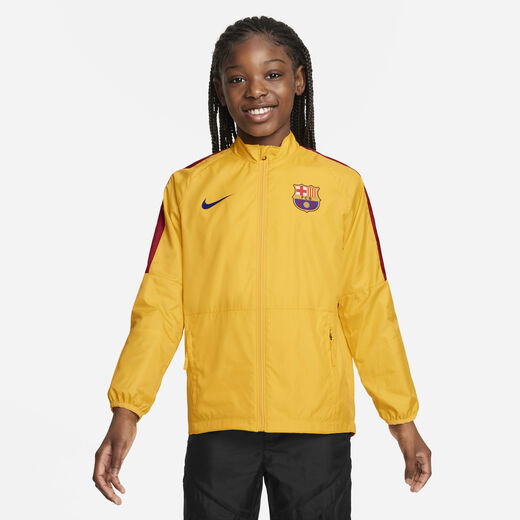 Nike Kids - Jackets & Gilets-Nike, Barcelona Academy AWF, Older Kids' Nike Football Full-Zip Jacket