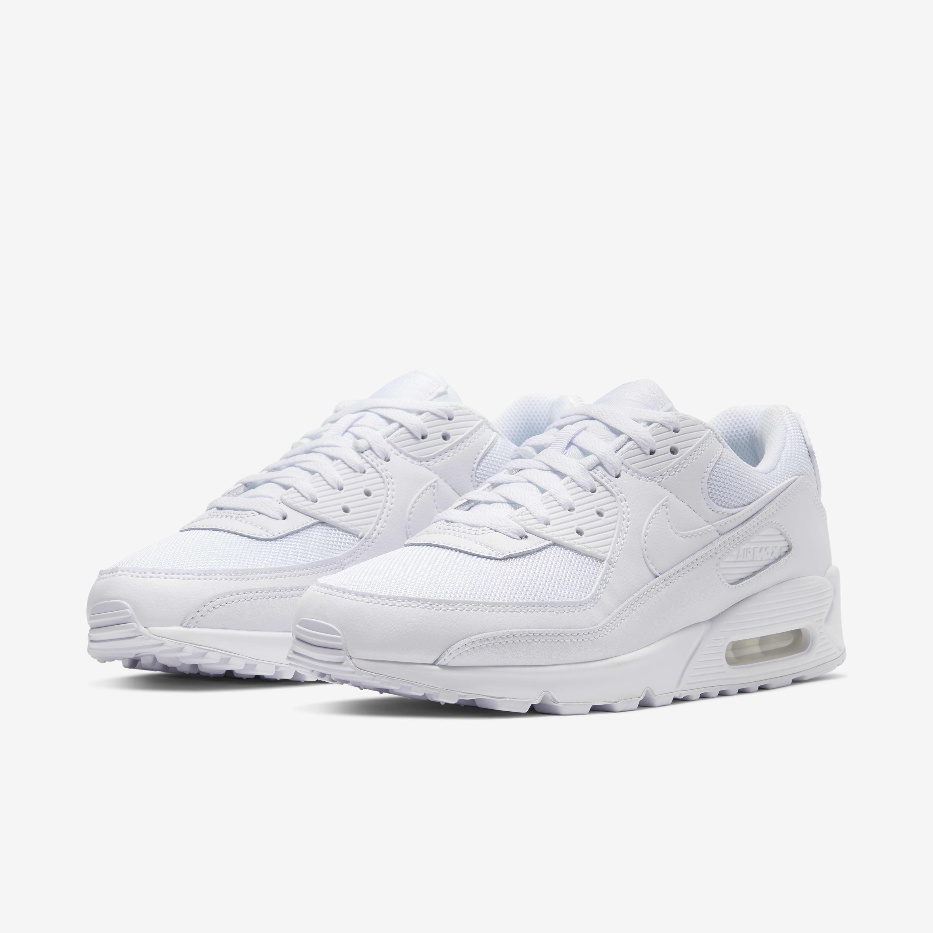 Buy Nike Air Max 90 Men's Shoe - White/White/Wolf Grey/White | Nike Saudi  Official