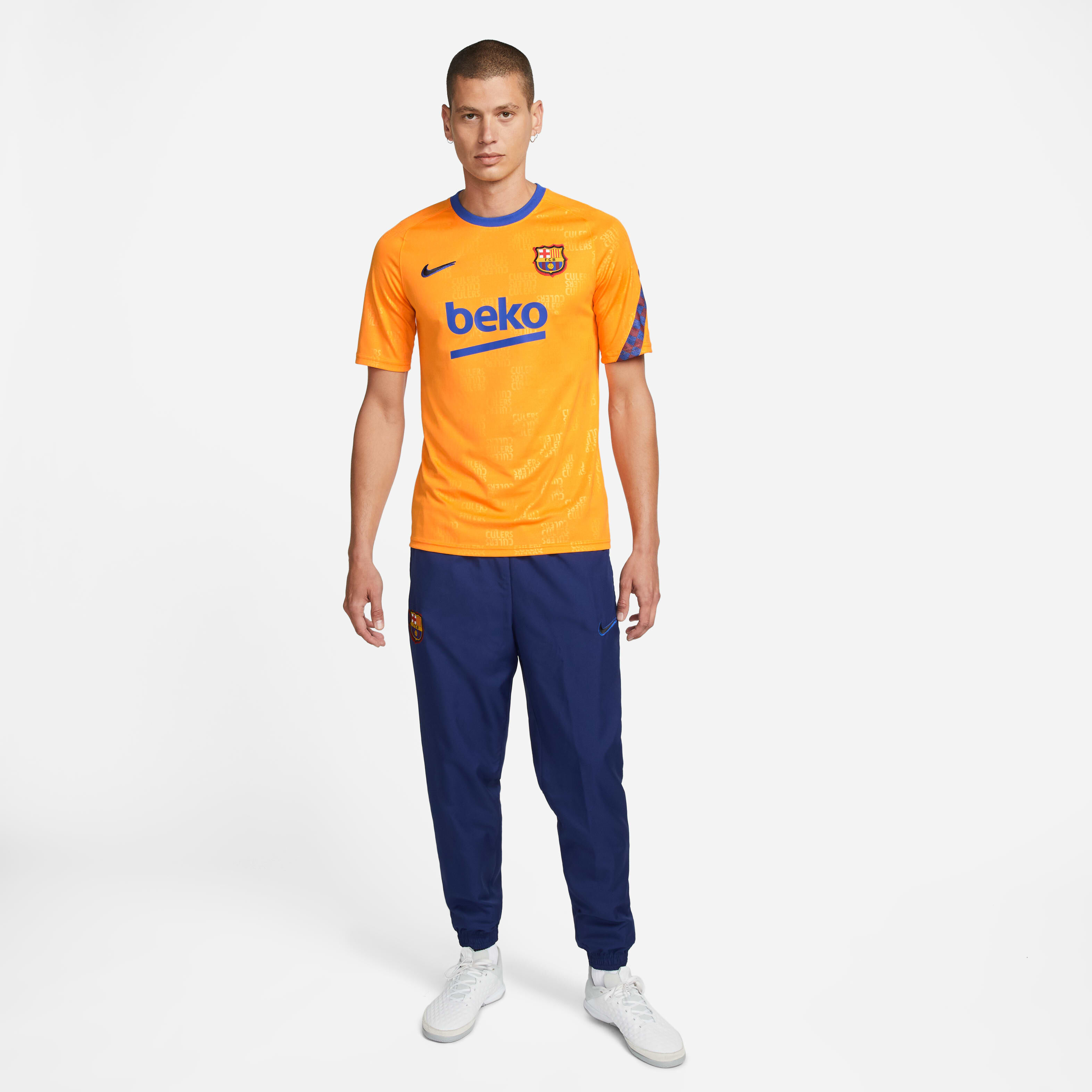 Buy F.C. Barcelona Men's Nike Dri-FIT Pre-Match Short-Sleeve