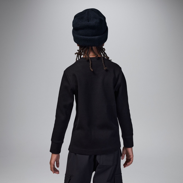 Jordan MJ Essentials Waffle Knit Long Sleeve Tee image number 3 Jordan MJ Essentials Waffle Knit Long Sleeve Tee image number 3