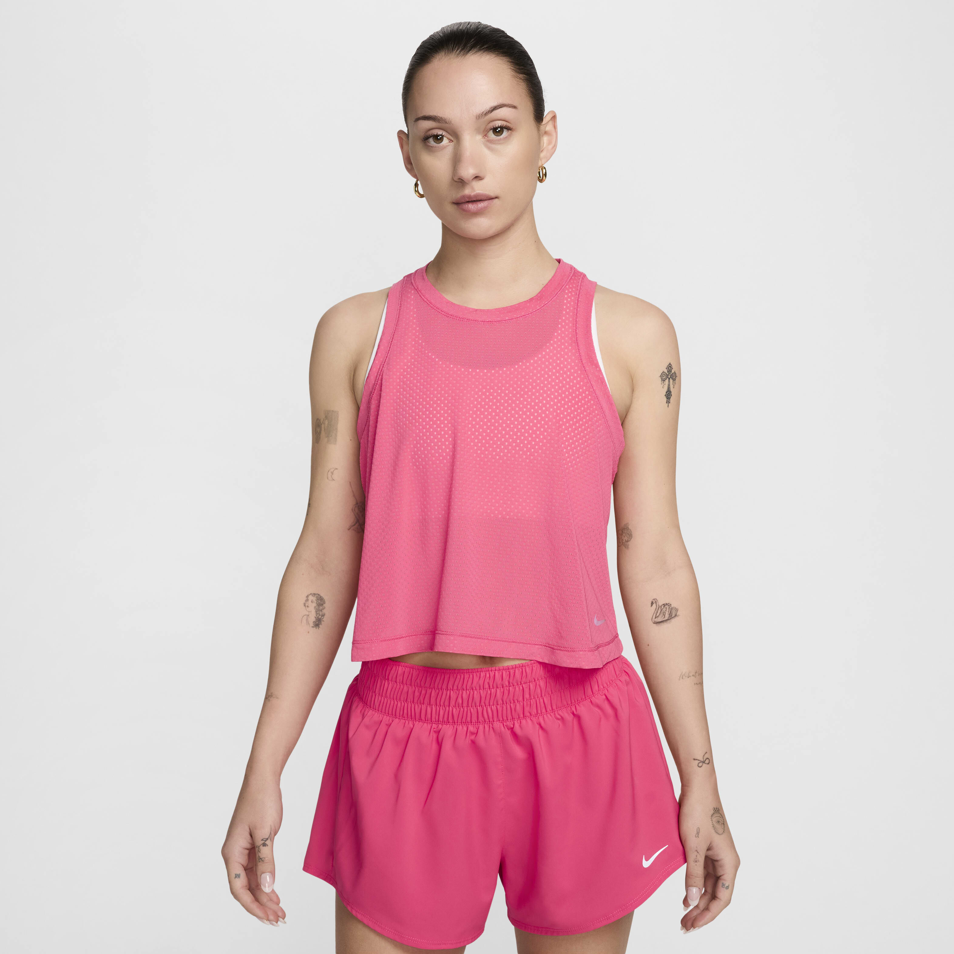 ★ Nike★ One Classic Dry Fit Short Sleeve Top W Rust Pink Women's Nike One Classic Dri-fit Short-sleeve Top | Zappos.com