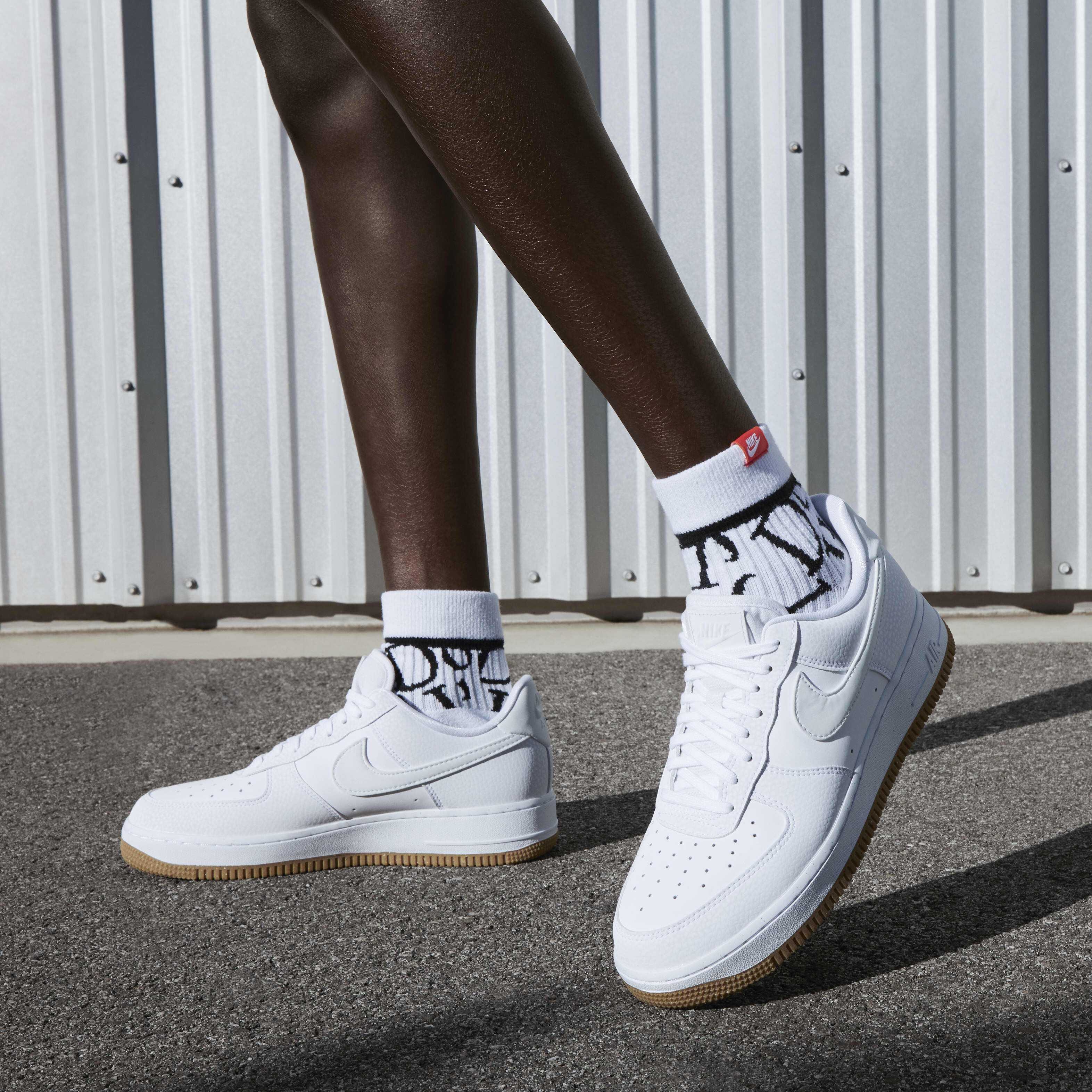 Nike air force gum sole womens sales