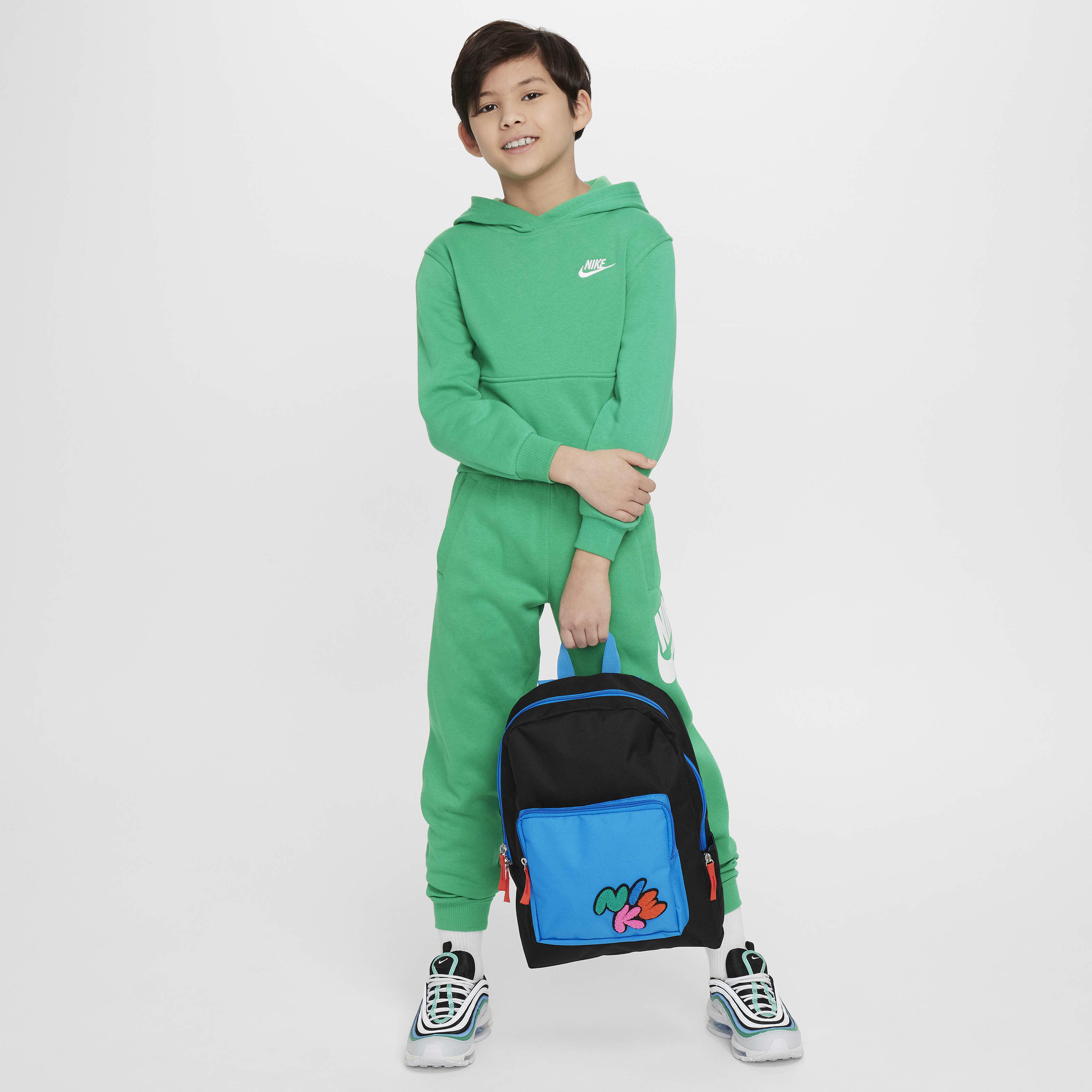 Buy Nike Classic Kids Backpack 16L Black Photo Blue Picante Red Nike Saudi Official
